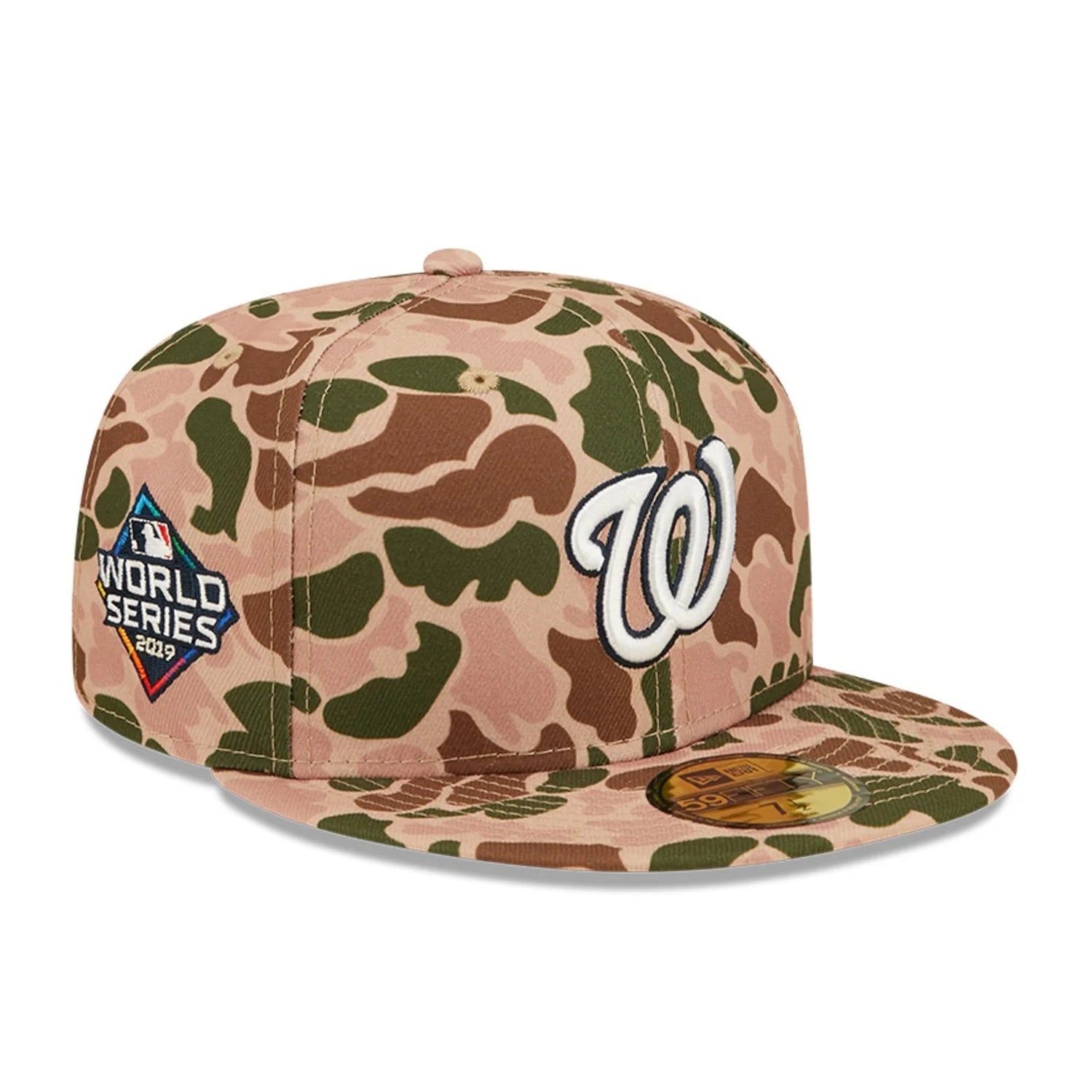 New Era Washington Nationals 2019 World Series Side Patch Duck Camo 59FIFTY Fitted Hat