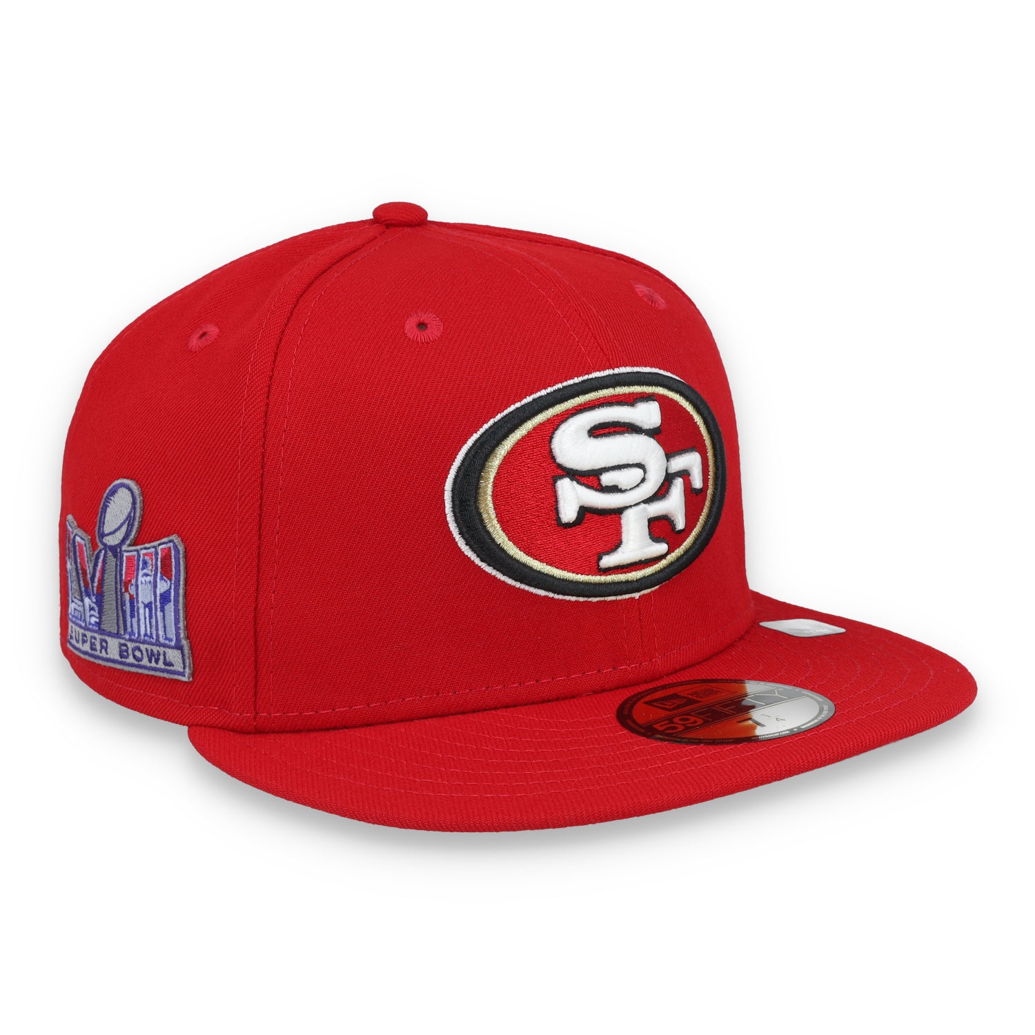 New Era San Francisco 49ers Super Bowl LVIII Side Patch 59FIFTY Fitted Hat-Red