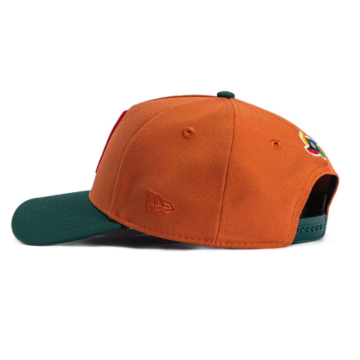 New Era Mexico WBC  9FORTY A-Frame Snapback Hat-Burnt Orange