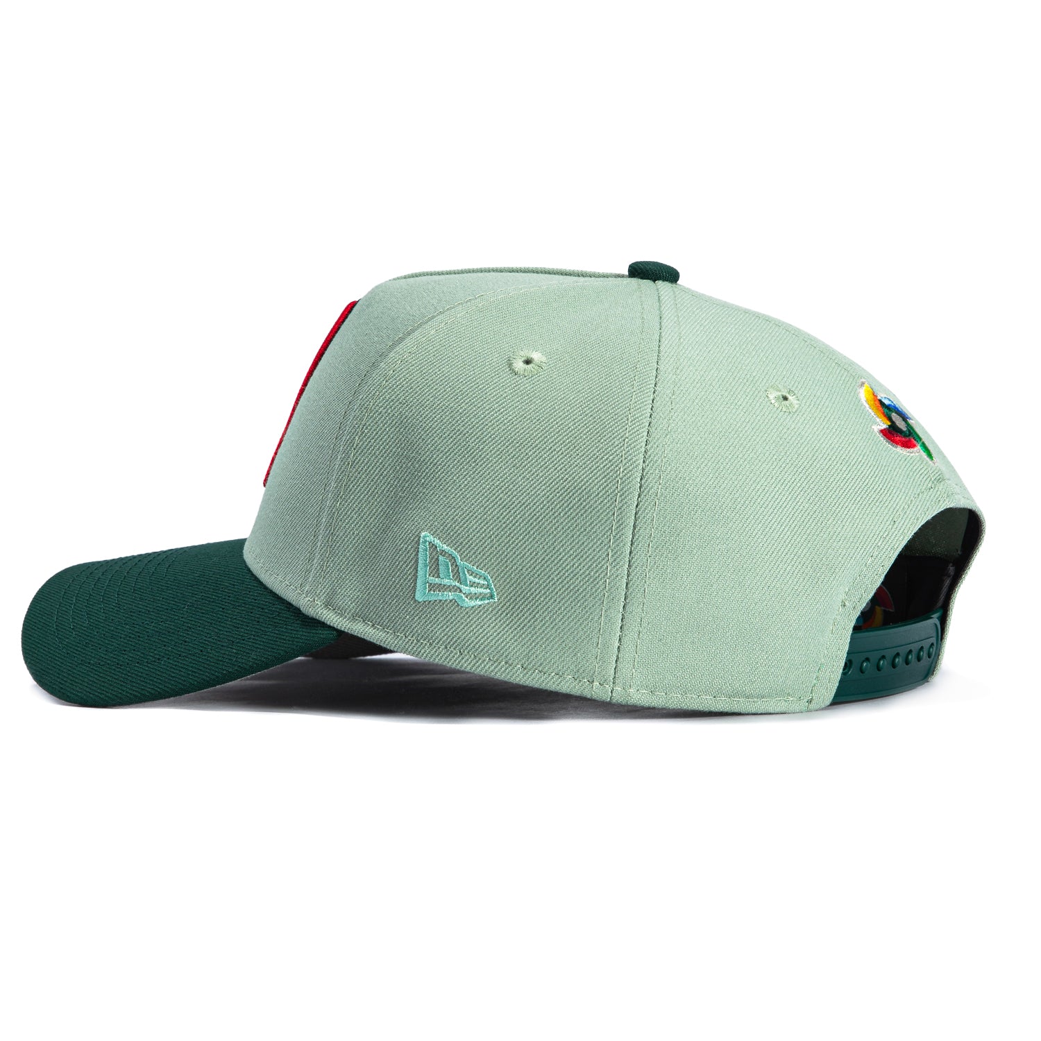 New Era Mexico WBC 9FORTY A-Frame Snapback Hat- Everest Green