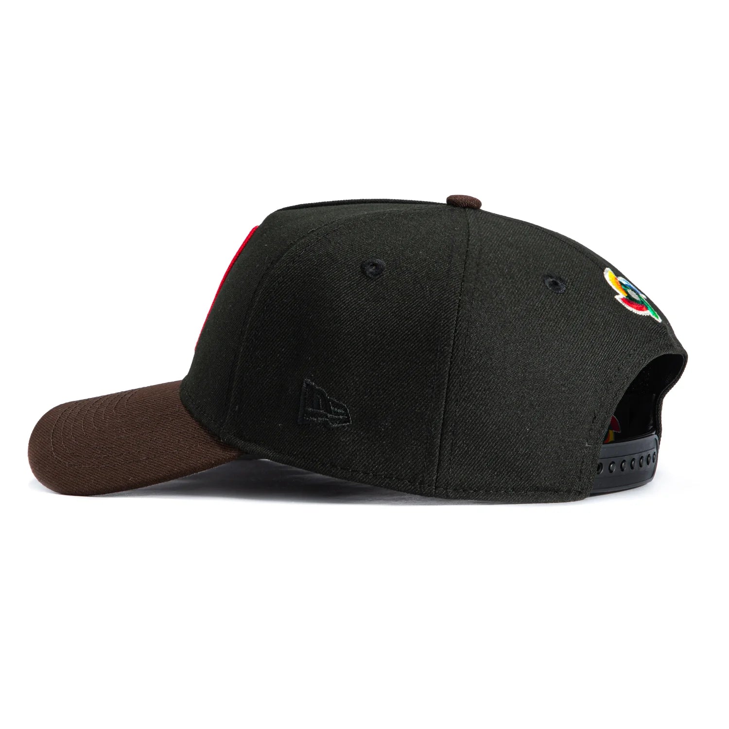 New Era Mexico WBC  9FORTY A-Frame Snapback Hat-Black/Brown