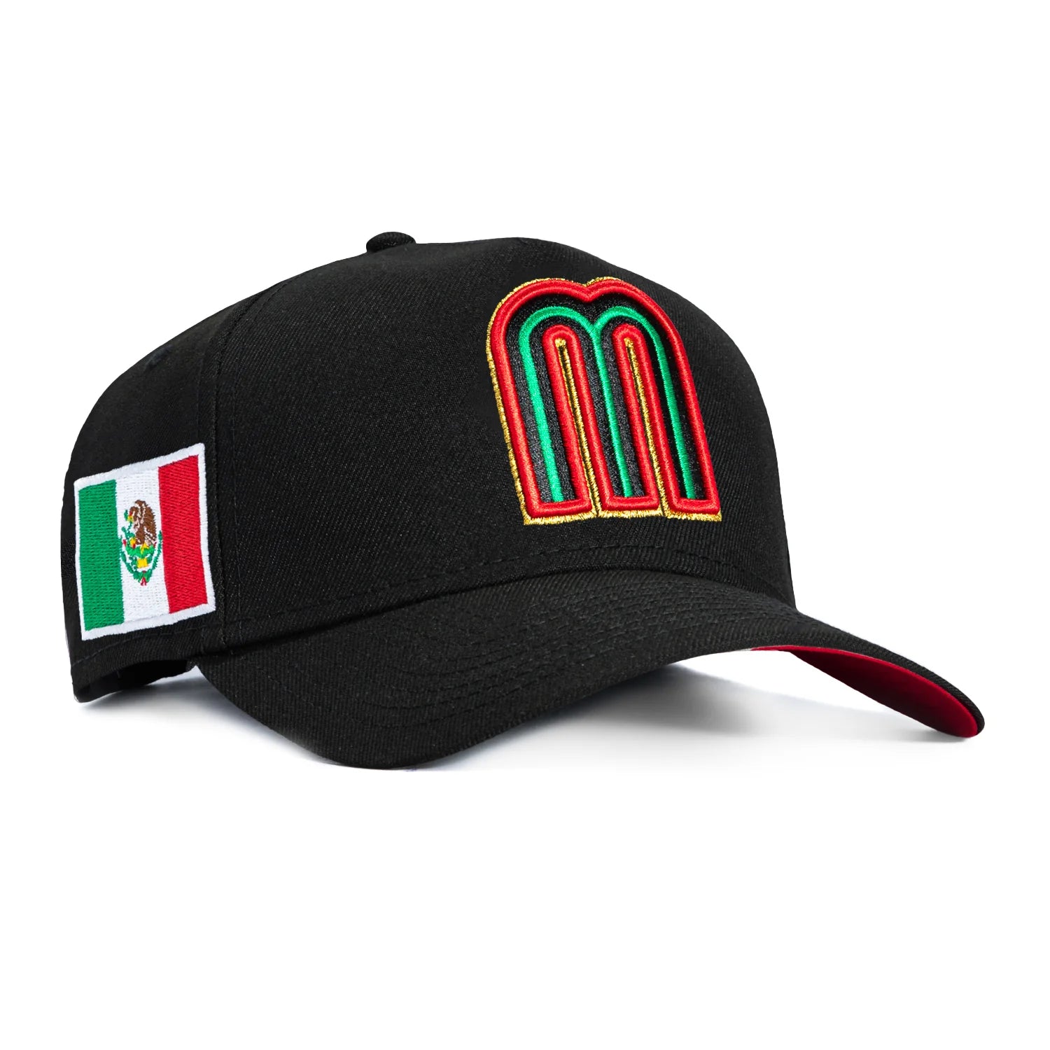 New Era Mexico WBC  9FORTY A-Frame Snapback Hat-Black