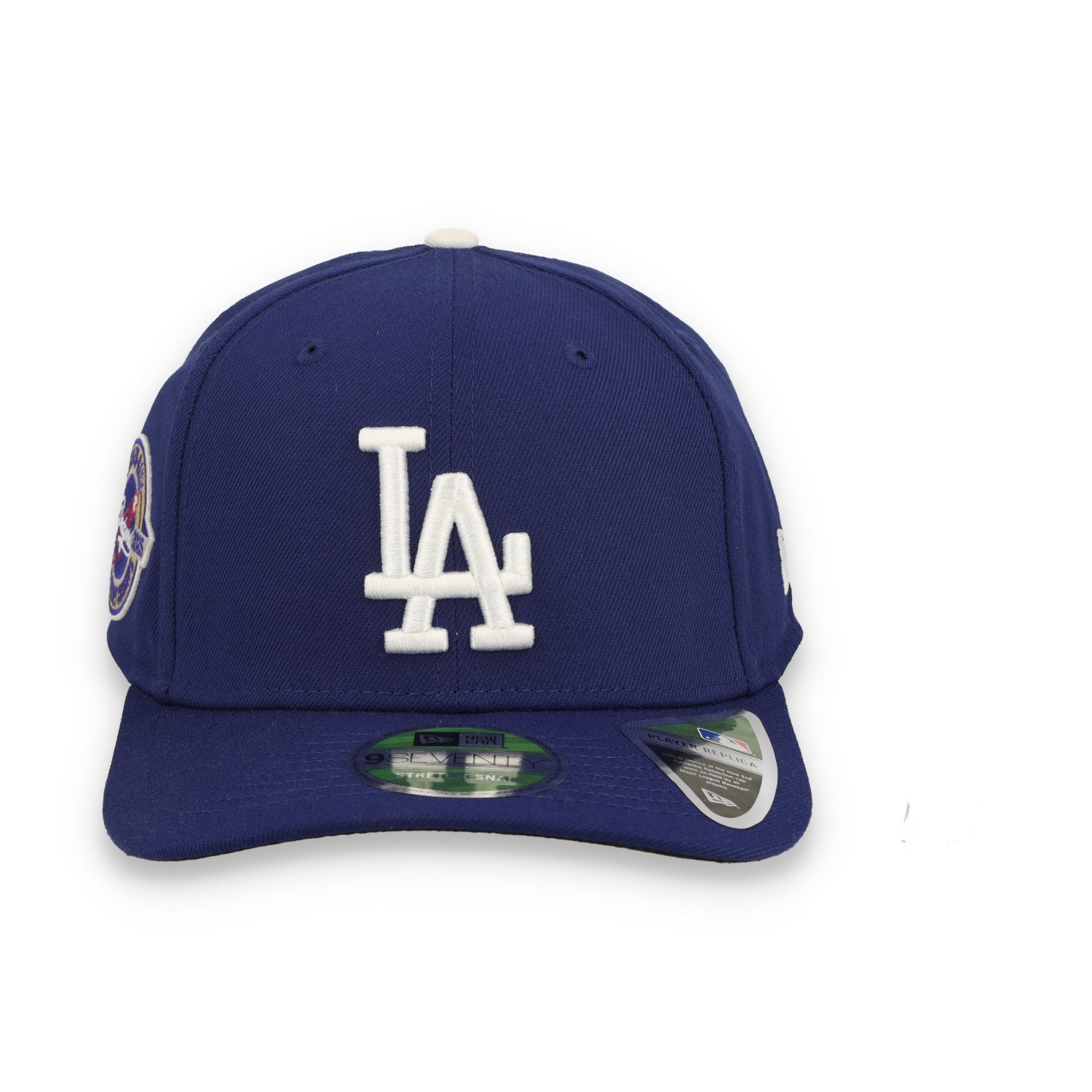 New Era Los Angeles Dodgers 2025 B2B WS Side Patch 9SEVENTY Stretch-Snap Hat-Royals