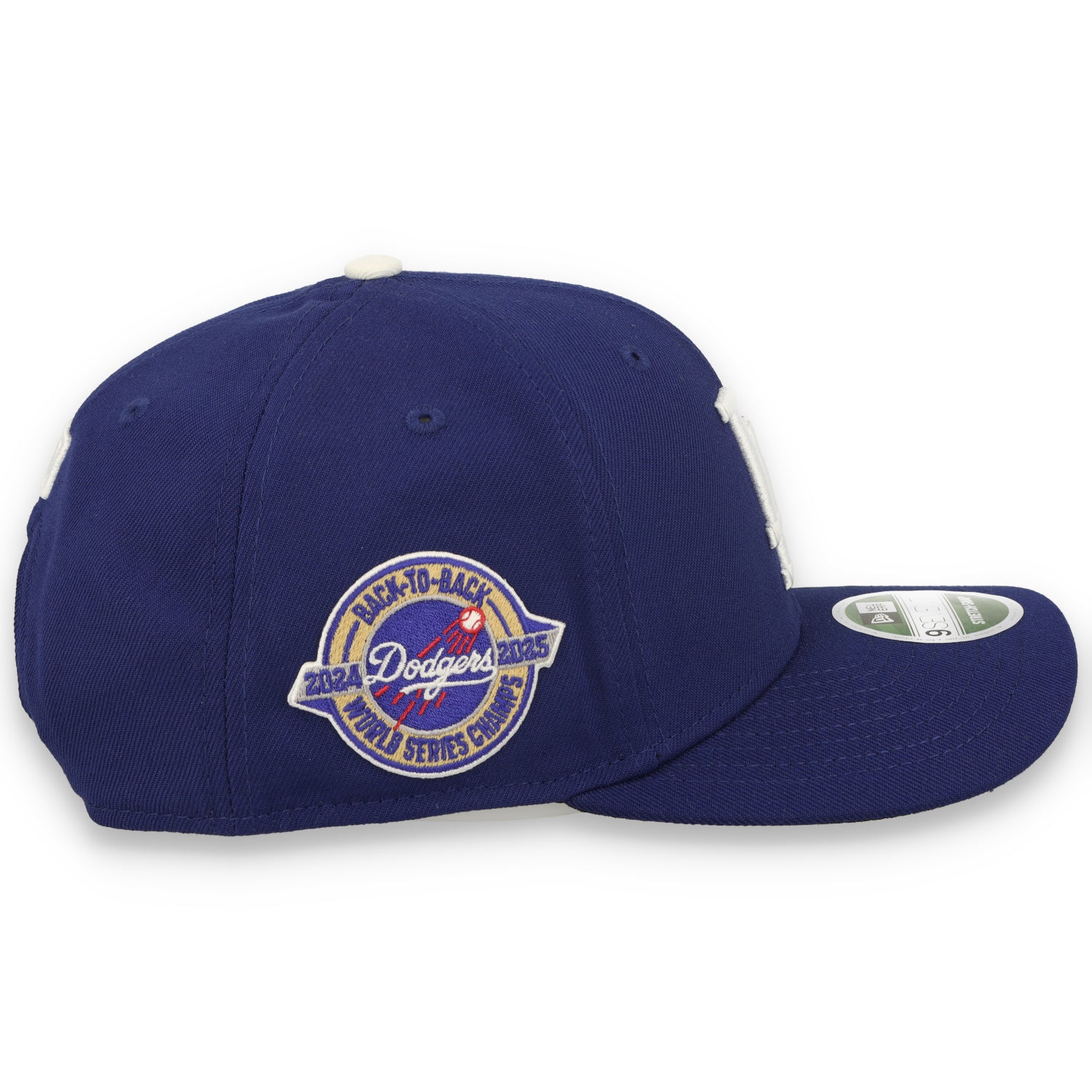 New Era Los Angeles Dodgers 2025 B2B WS Side Patch 9SEVENTY Stretch-Snap Hat-Royals