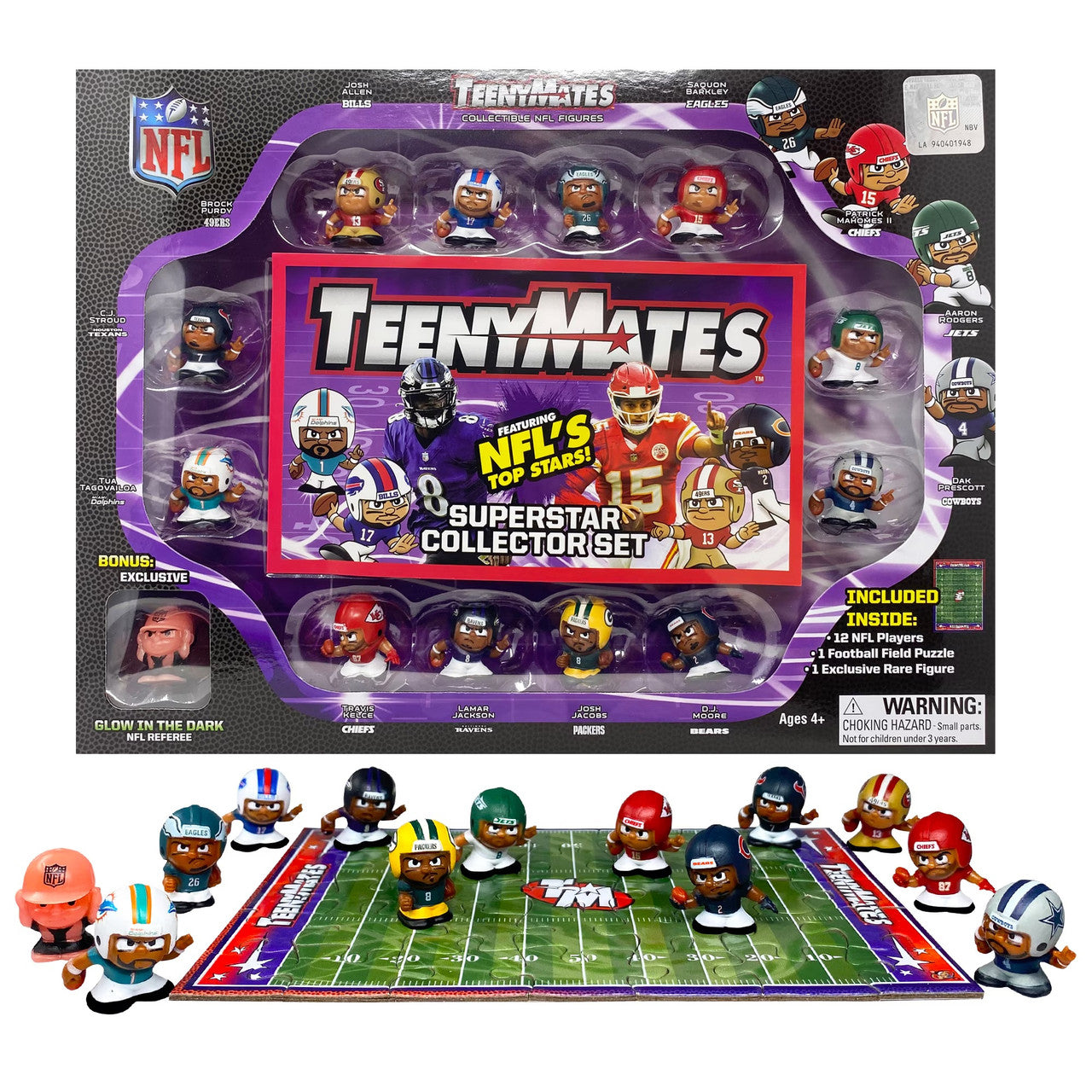 NFL Teenymates Player Figure 2024-2025 Series 13 Collector Gift Set