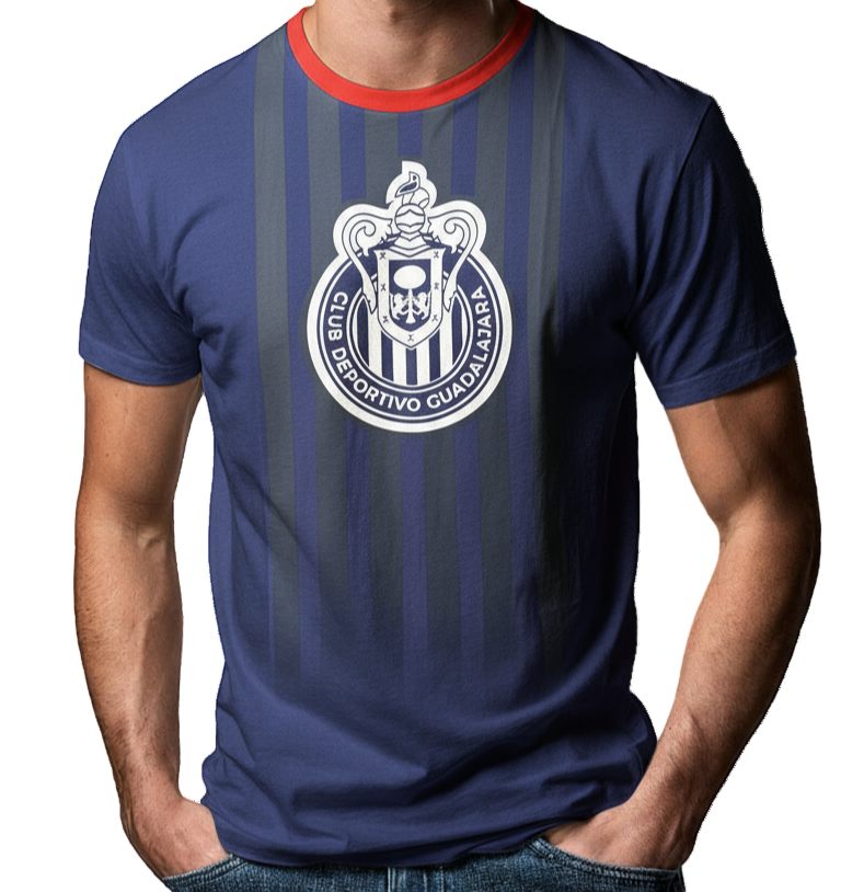 Puma Chivas Graphic Crest T-Shirt 25/26 - Navy