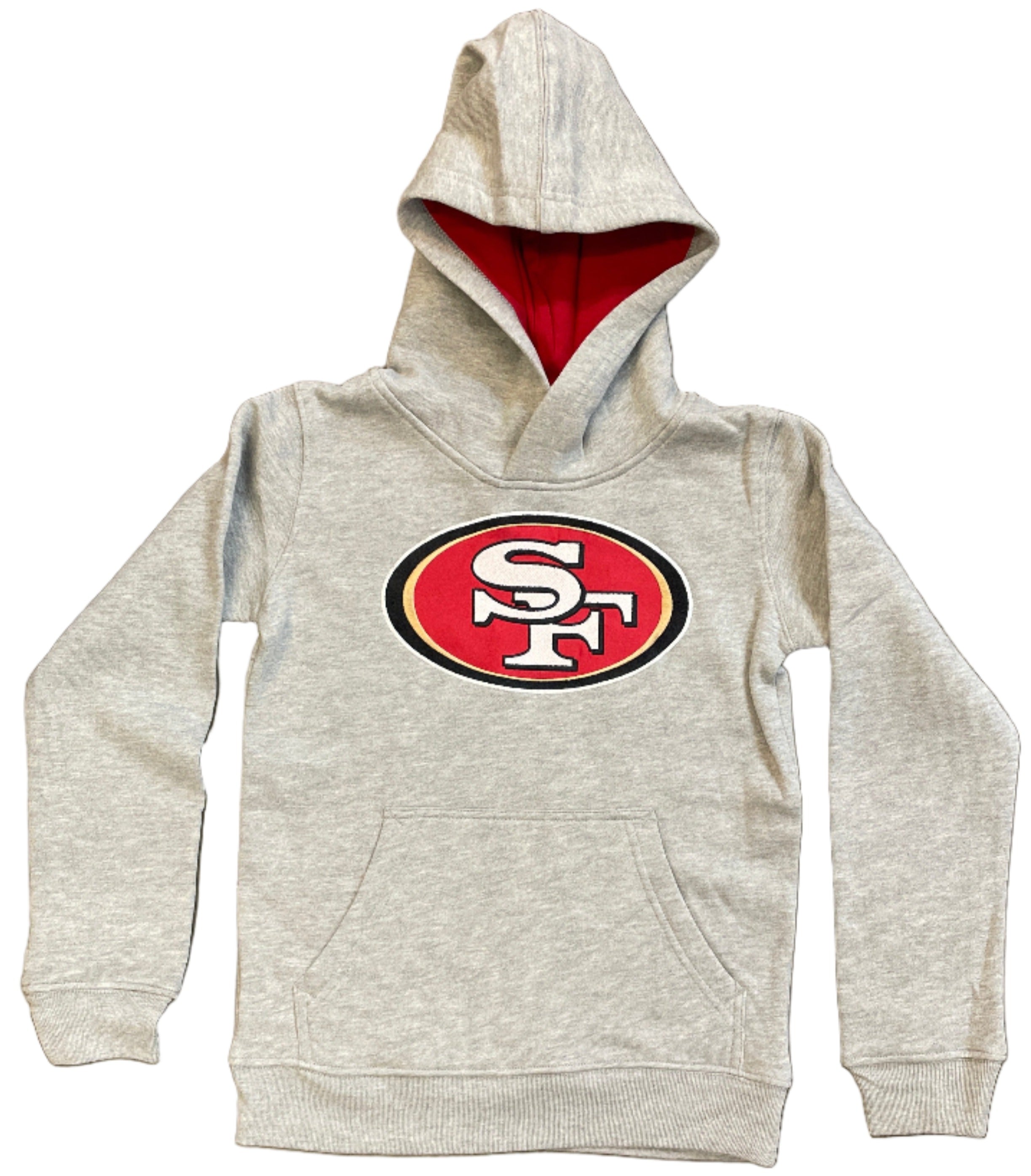 Youth San Francisco 49ers Prime Pro Hoodie- Grey