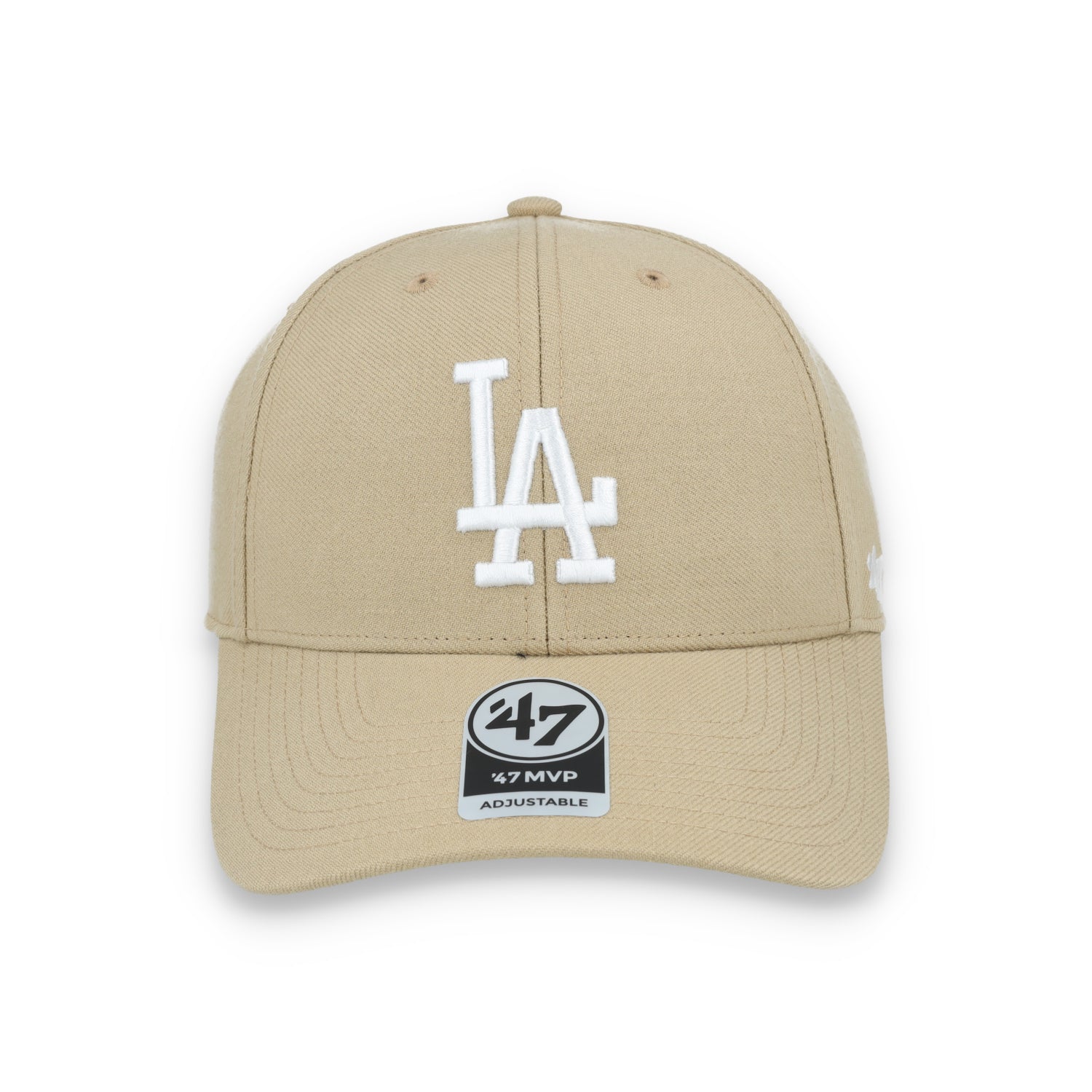 '47 BRAND LOS ANGELES DODGERS '47 MVP ADJUSTABLE HAT-Khaki