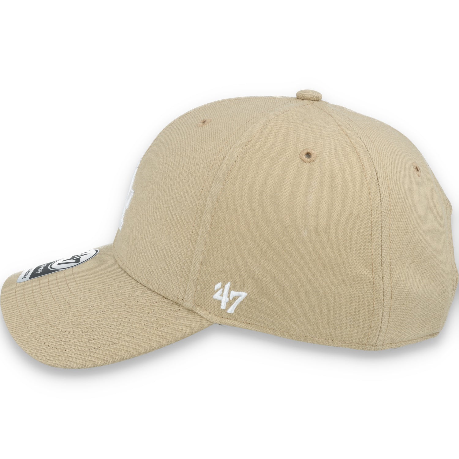 '47 BRAND LOS ANGELES DODGERS '47 MVP ADJUSTABLE HAT-Khaki