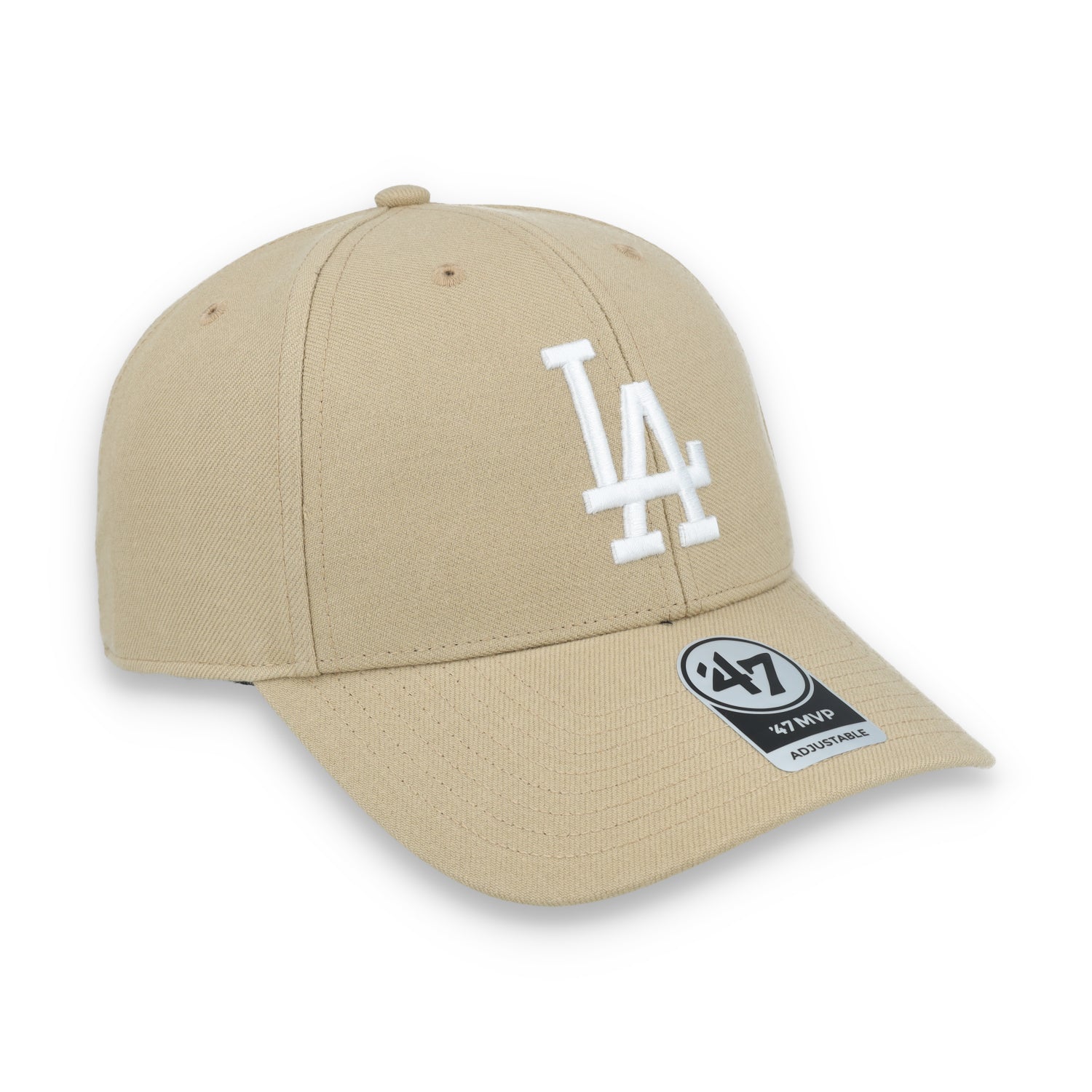 '47 BRAND LOS ANGELES DODGERS '47 MVP ADJUSTABLE HAT-Khaki