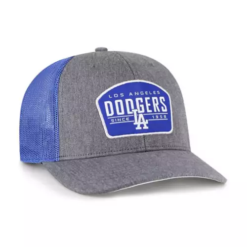 '47 Brand Los Angeles Dodgers Slate Trucker Adjustable Snapback Hat