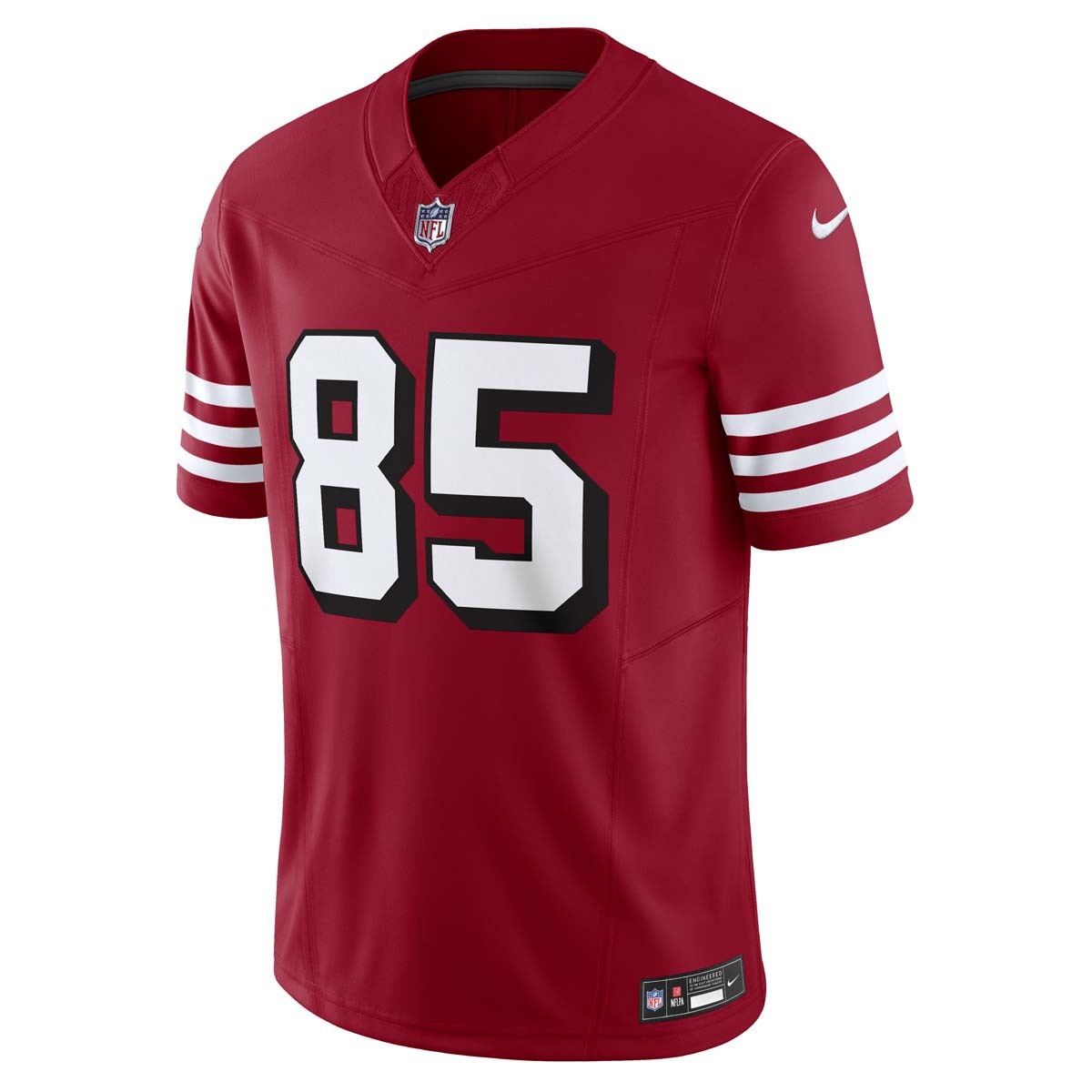 Nike Men's San Francisco 49ers Kittle #85 Limited Jersey–Gym Red