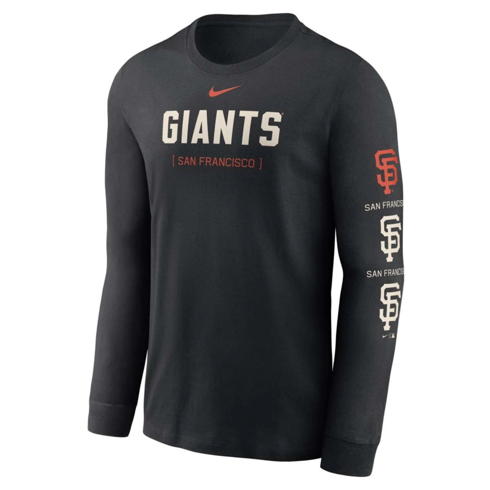 Nike San Francisco Giants Repeater Long Sleeve T-Shirt-Black