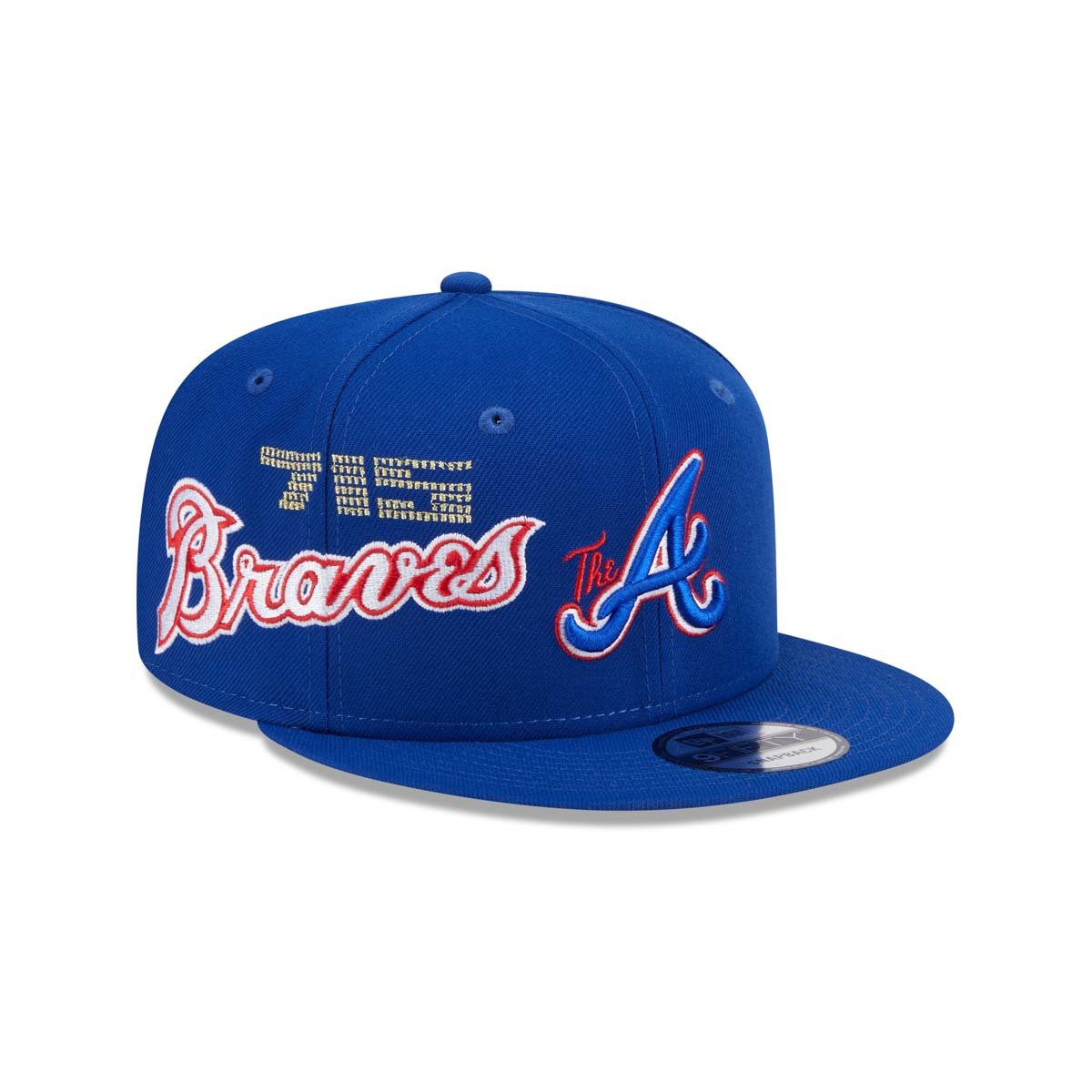New Era Atlanta Braves City Connect Icon 9Fifty Snapback Adjustable Hat-Blue