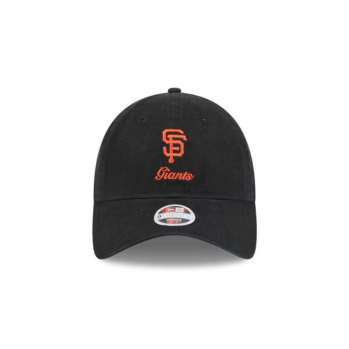 New Era Women's San Francisco Giants Preppy Team Color 9TWENTY Adjustable Hat-Black