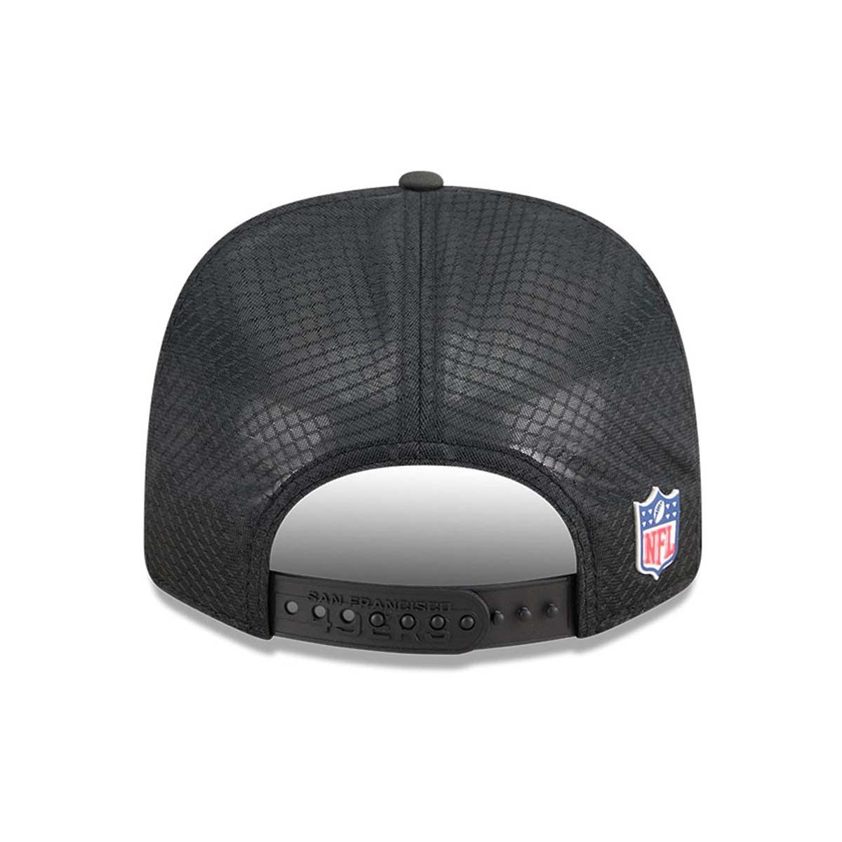 New Era San Francisco 49ers On-Field Performance 9SEVENTY Stretch -Snap Adjustable Hat-Black