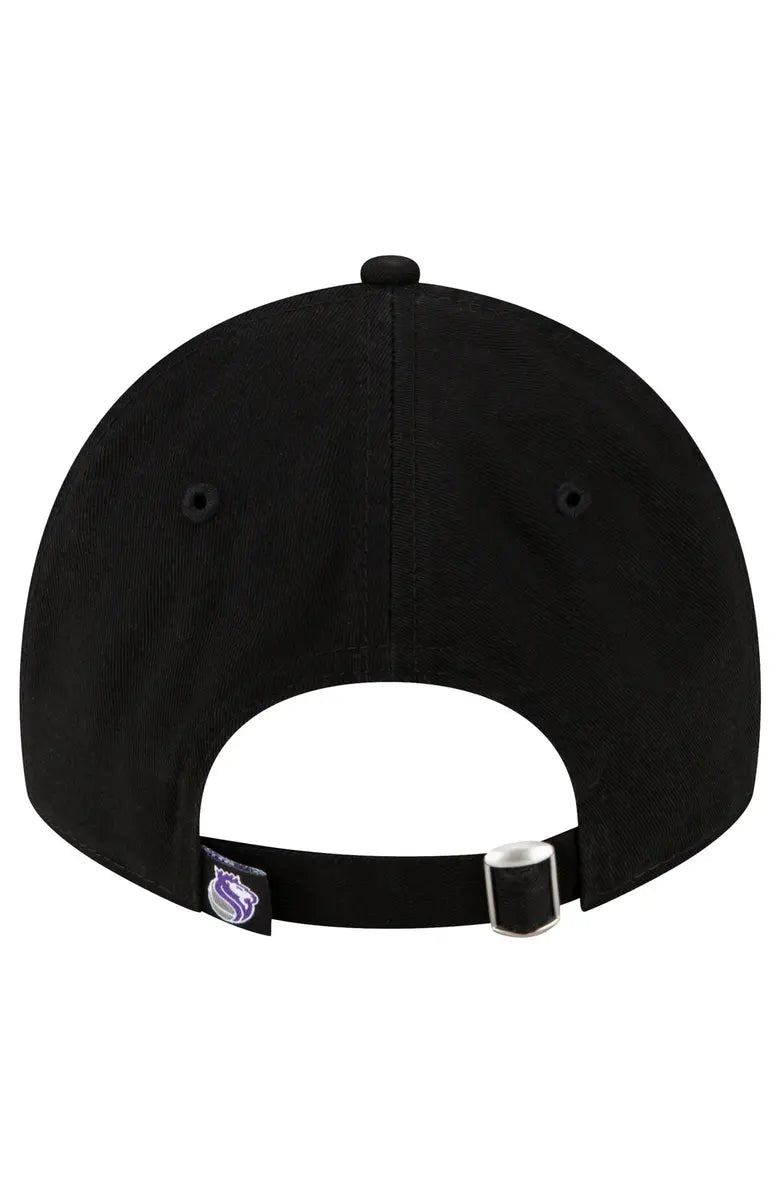 New Era Sacramento Kings Core 2.0 Classic 9TWENTY Adjustable Hat-Black