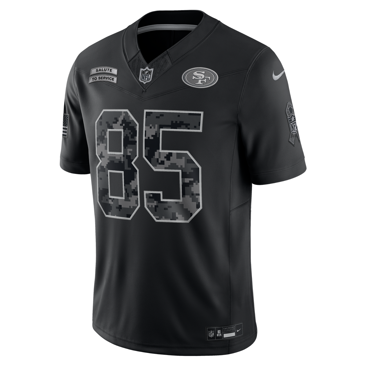 Nike San Francisco 49ers George Kittle 2026 Salute to Service Stitched Limited Jersey