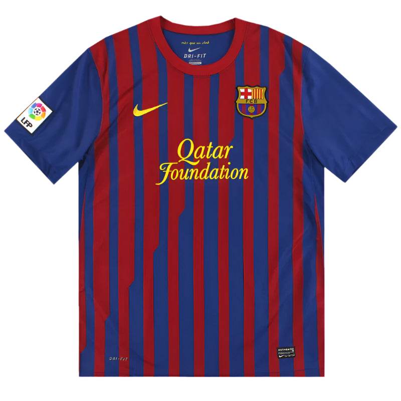 Nike Fc Barcelona Vintage Collectors Home Stadium Jersey 11/12