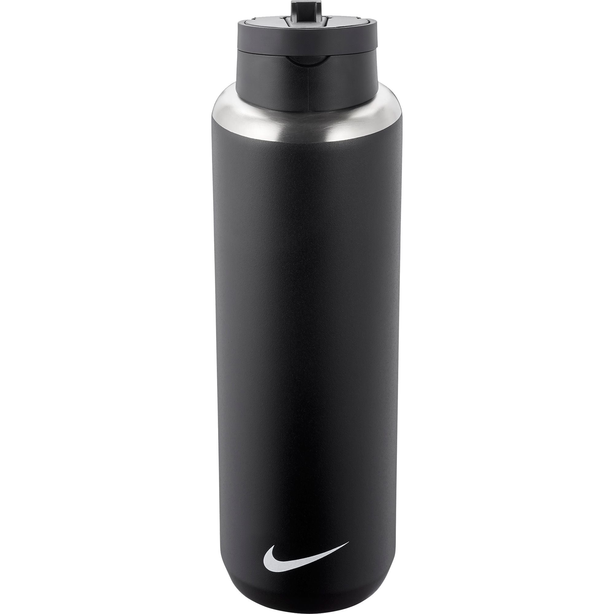 Nike Recharge Stainless Steel Straw Bottle (32 oz)-Black