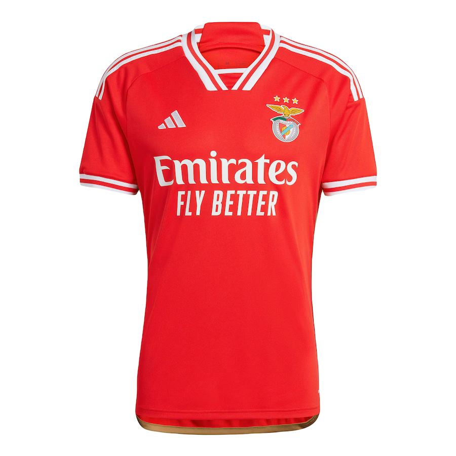 Adidas Men's S.L. Benfica Home Jersey 23/24-Red