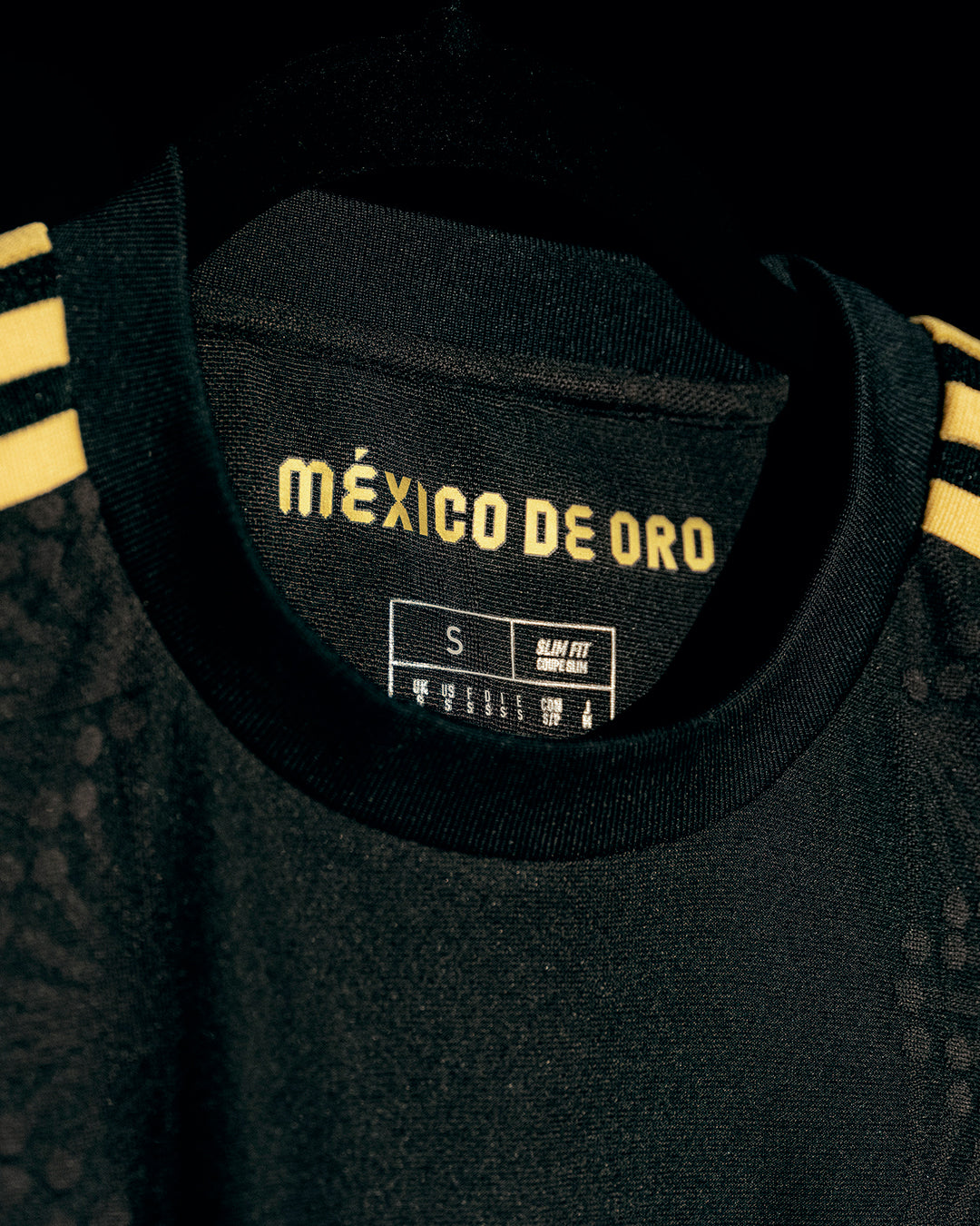 Adidas Men's Mexico FMF Authentic Jersey 2025- Black/Gold