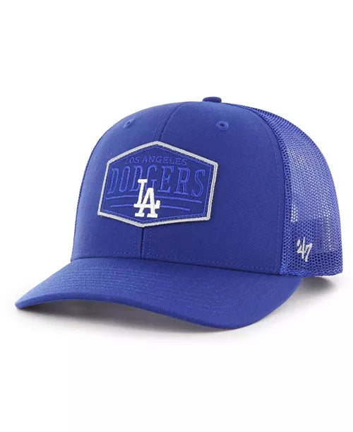 '47 Brand Los Angeles Dodgers Royal Ridgeline Trucker Adjustable Snapback Hat