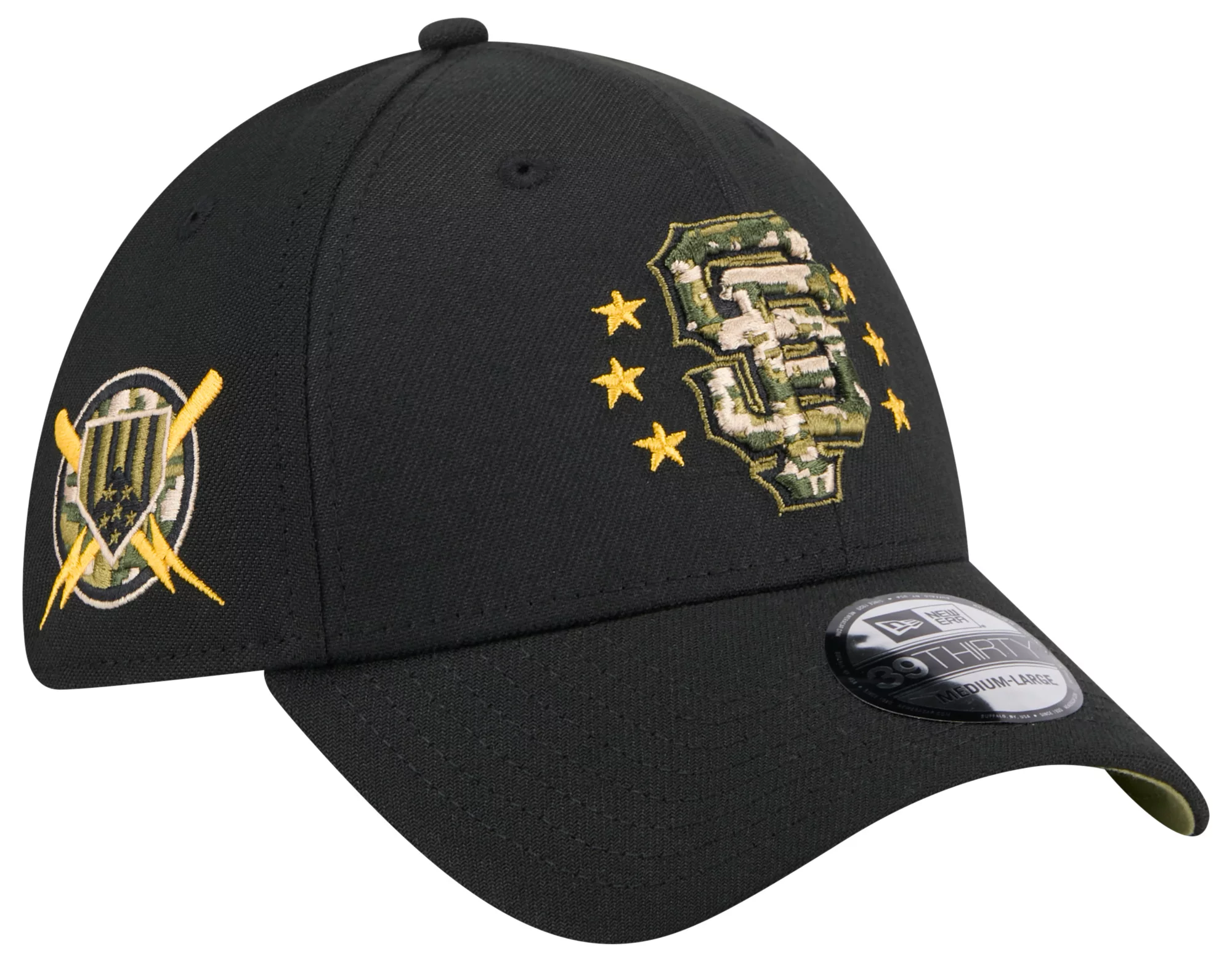 New Era San Francisco Giants Armed Forces Day 39THIRTY Stretch Fit Hat 2024