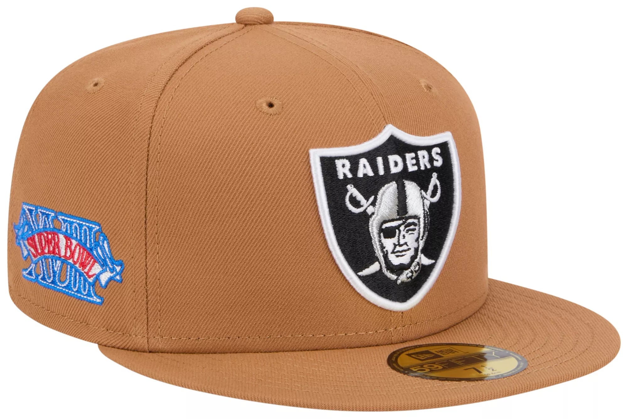 New Era Las Vegas Raiders Color Pack 59FIFTY Fitted Hat-Brown