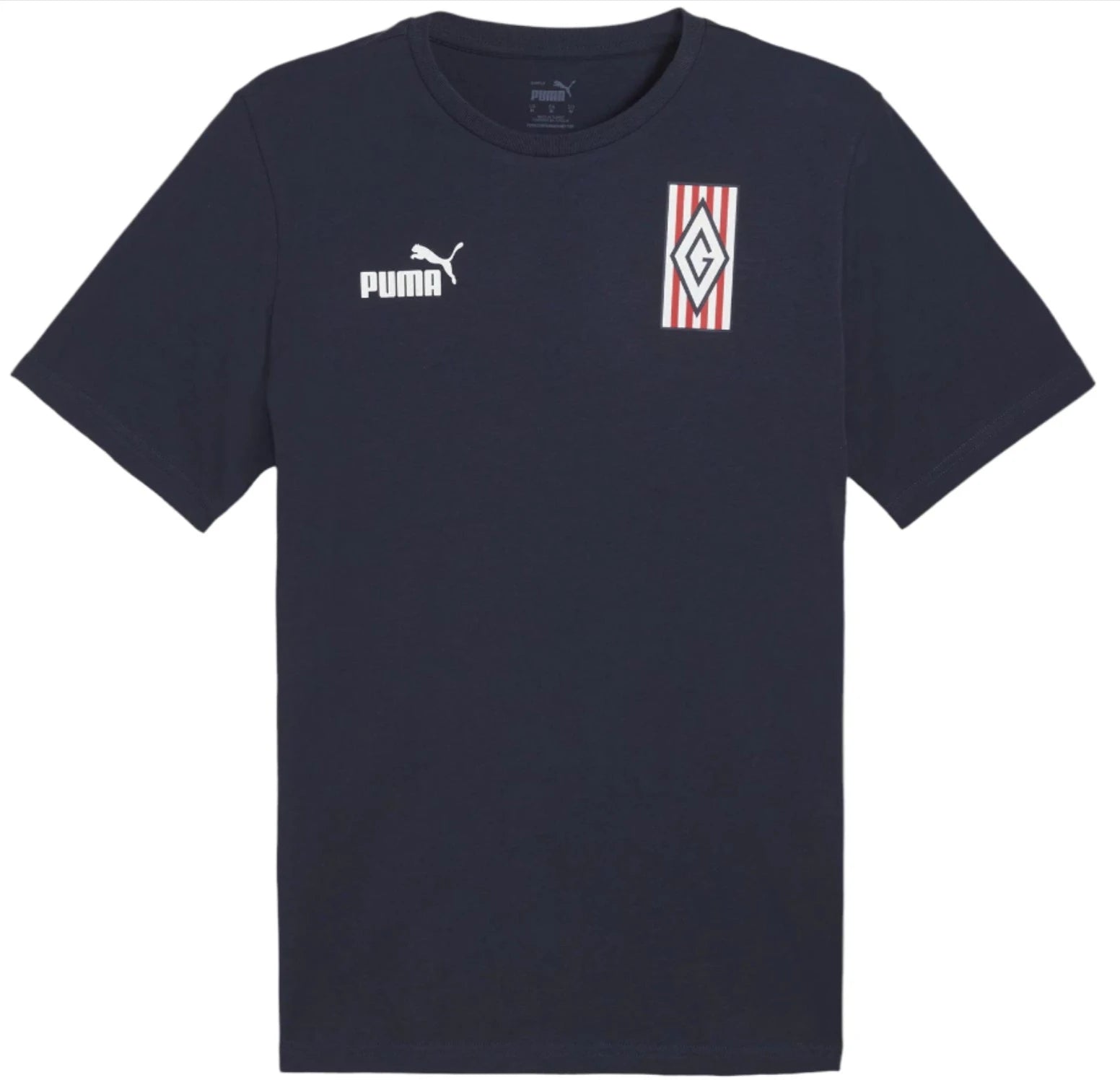 PUMA Men's Chivas Guadalajara 2024 Culture T-Shirt - Navy