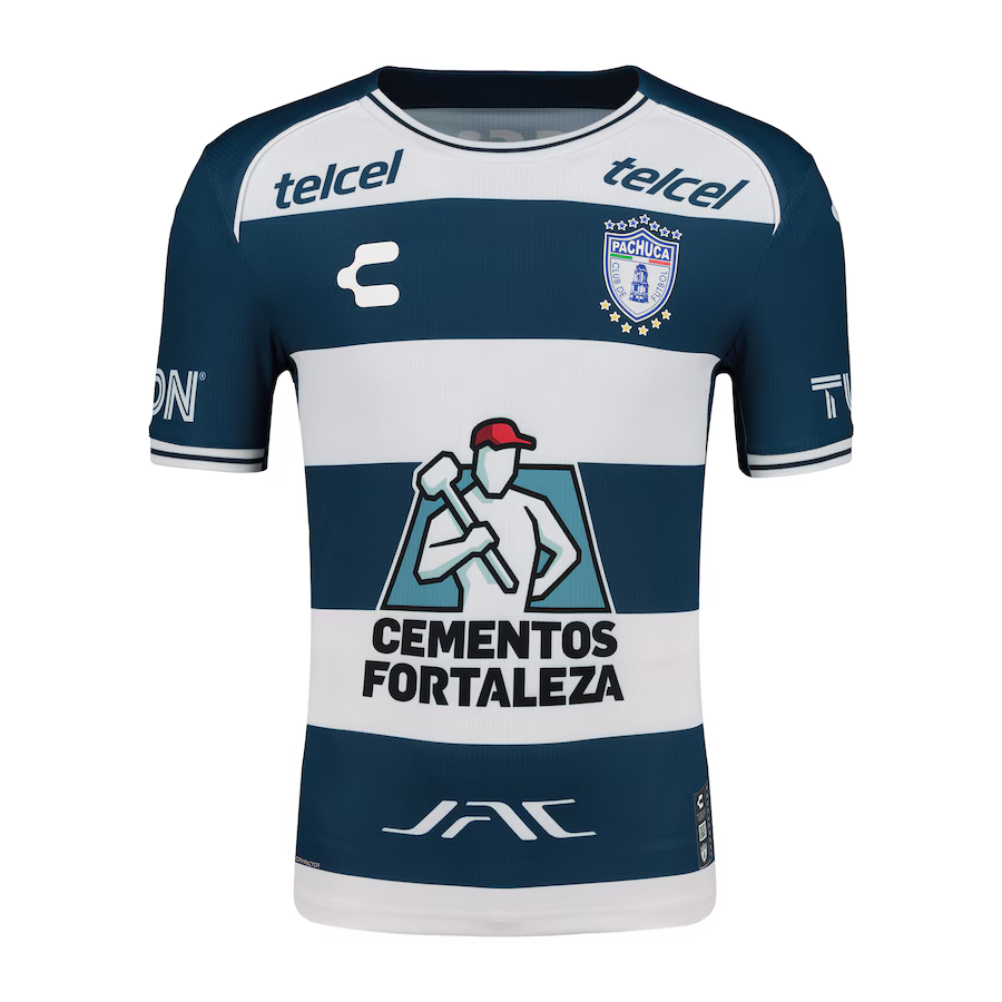 Charly C.F. Pachuca Home Authentic Jersey 24/25 – Navy/White