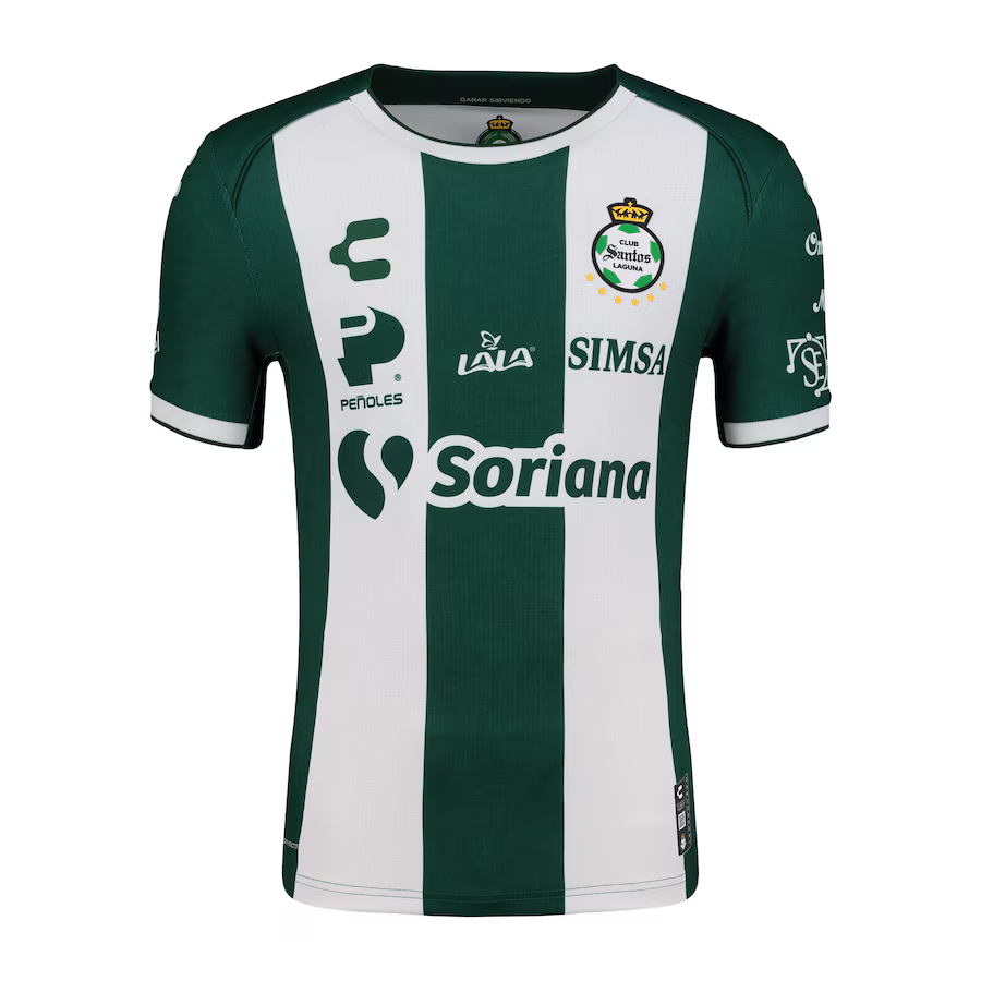 Charly Men's Santos Laguna Home Stadium Authentic Jersey 24/25