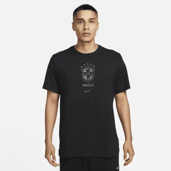 Nike Brazil Crest Men's T-Shirt- Black