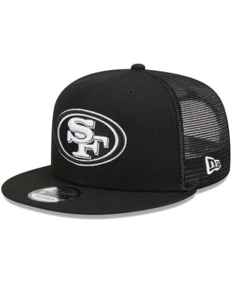 New Era San Francisco 49ers 9FIFTY Trucker Snapback- Black/White