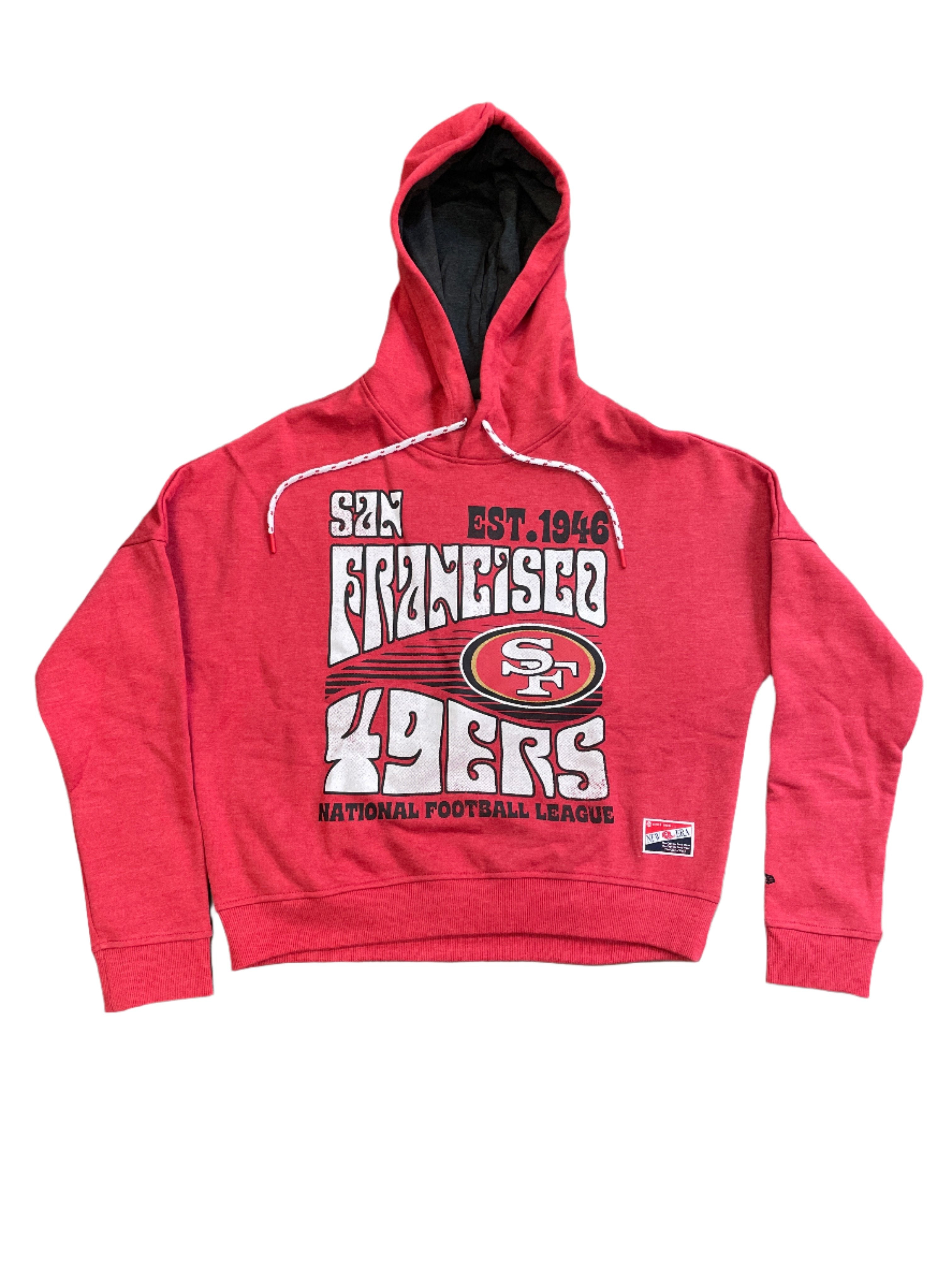 New Era Women's San Francisco 49ers  Cropped Hoodie