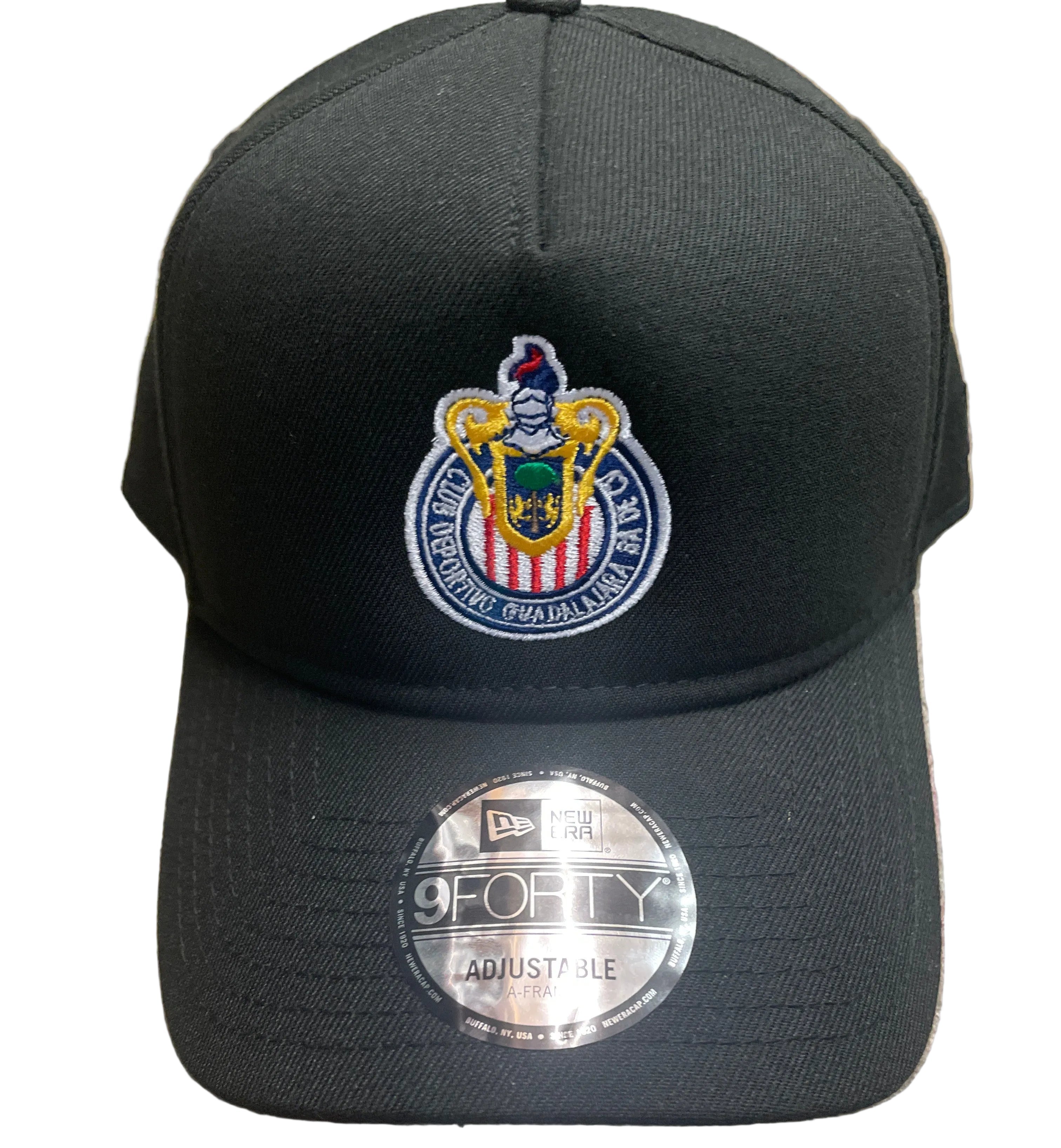 New Era Chivas A-Frame 9FORTY Adjustable Hat-Black