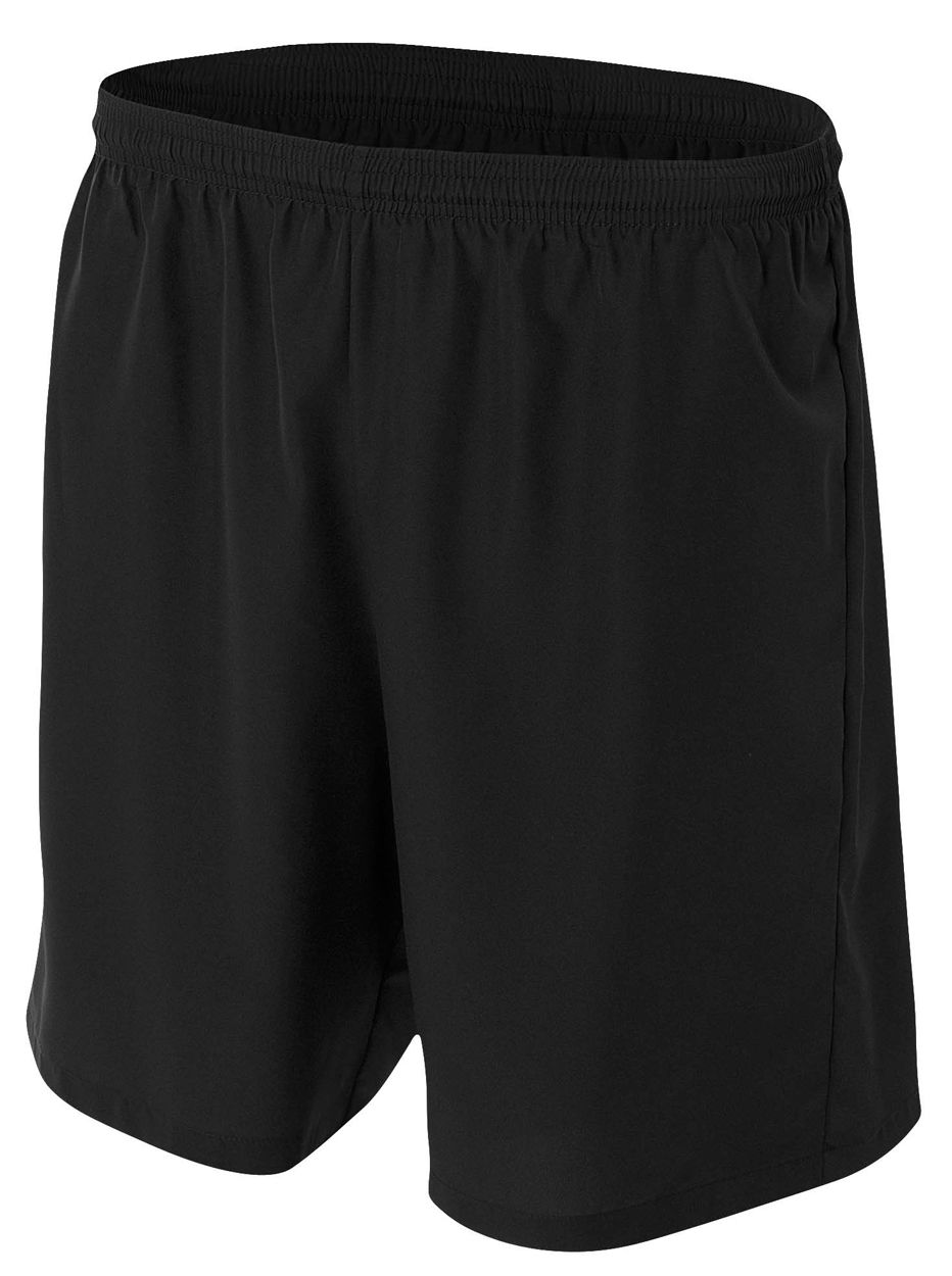 A4 Youth Woven Soccer Short-Black