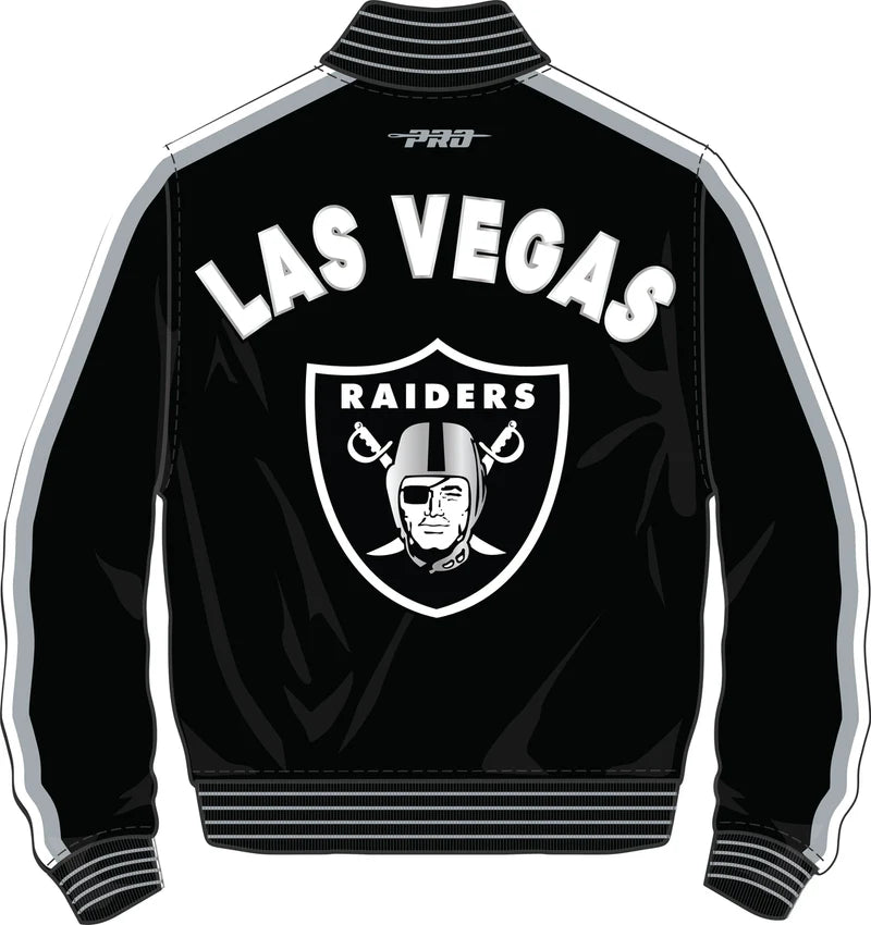 Pro Standard Men's las Vegas Raiders PRO GAME DAY DBL KNIT JACKET