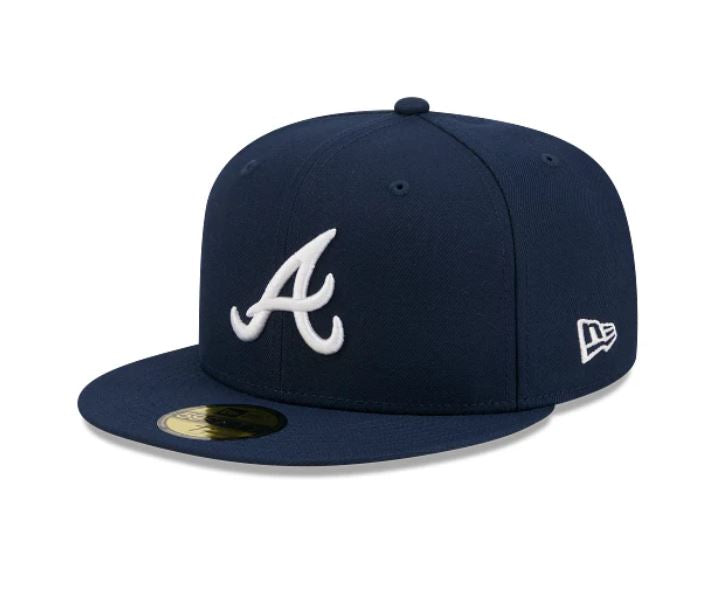 New Era Atlanta Braves 59Fifty Color Basic Fitted - Obsidian/White