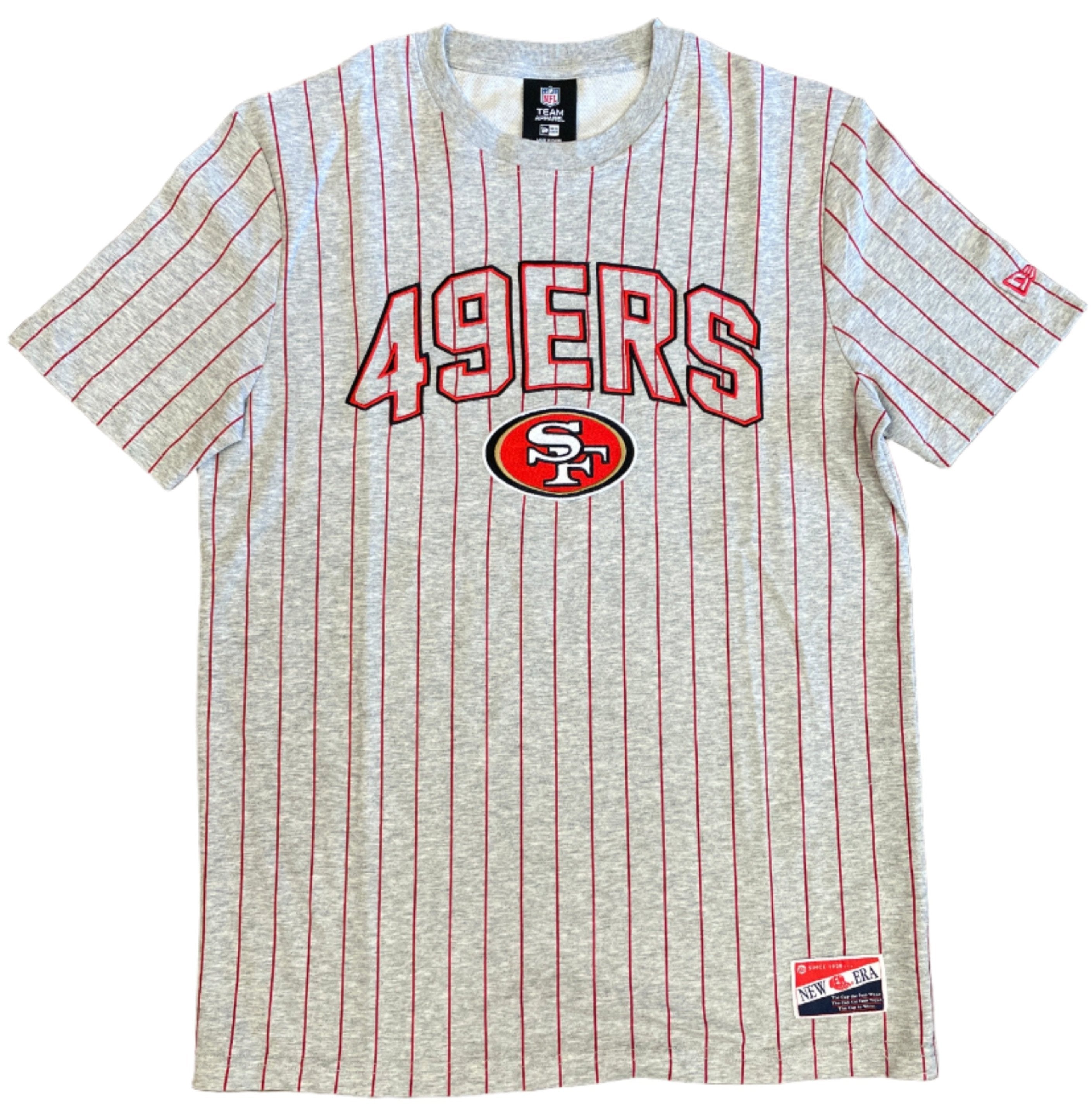 New Era Men's San Francisco 49ers Pinstripe T-Shirt -