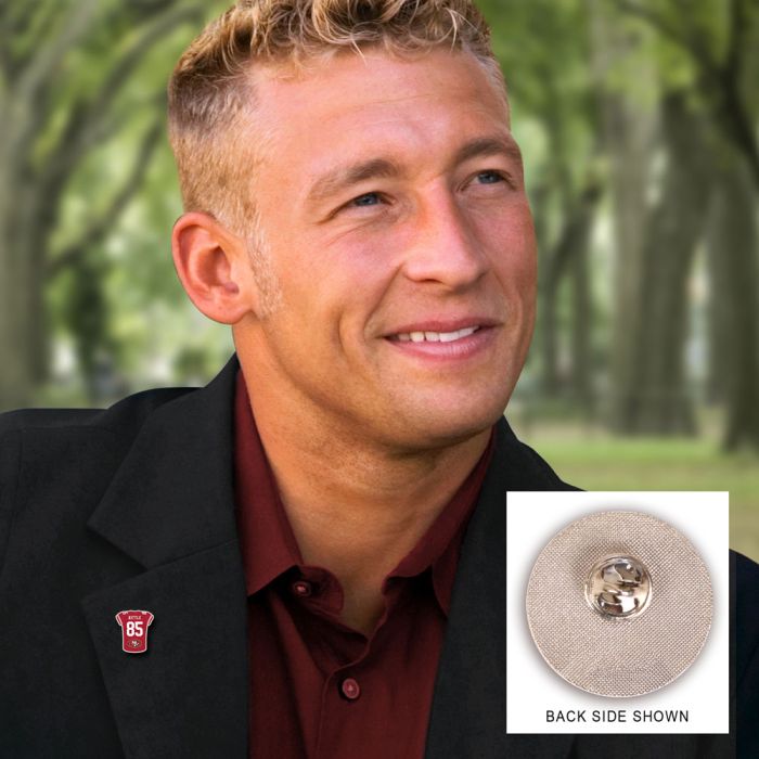 SAN FRANCISCO 49ERS JERSEY COLLECTOR #85 "GEORGE KITTLE" PIN