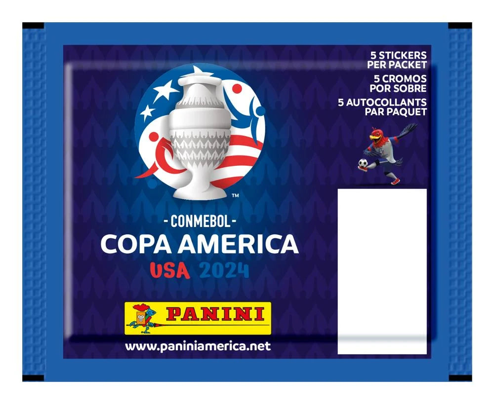 Panini CONMEBOL Copa America USA 2024 Official Sticker 5 Pack