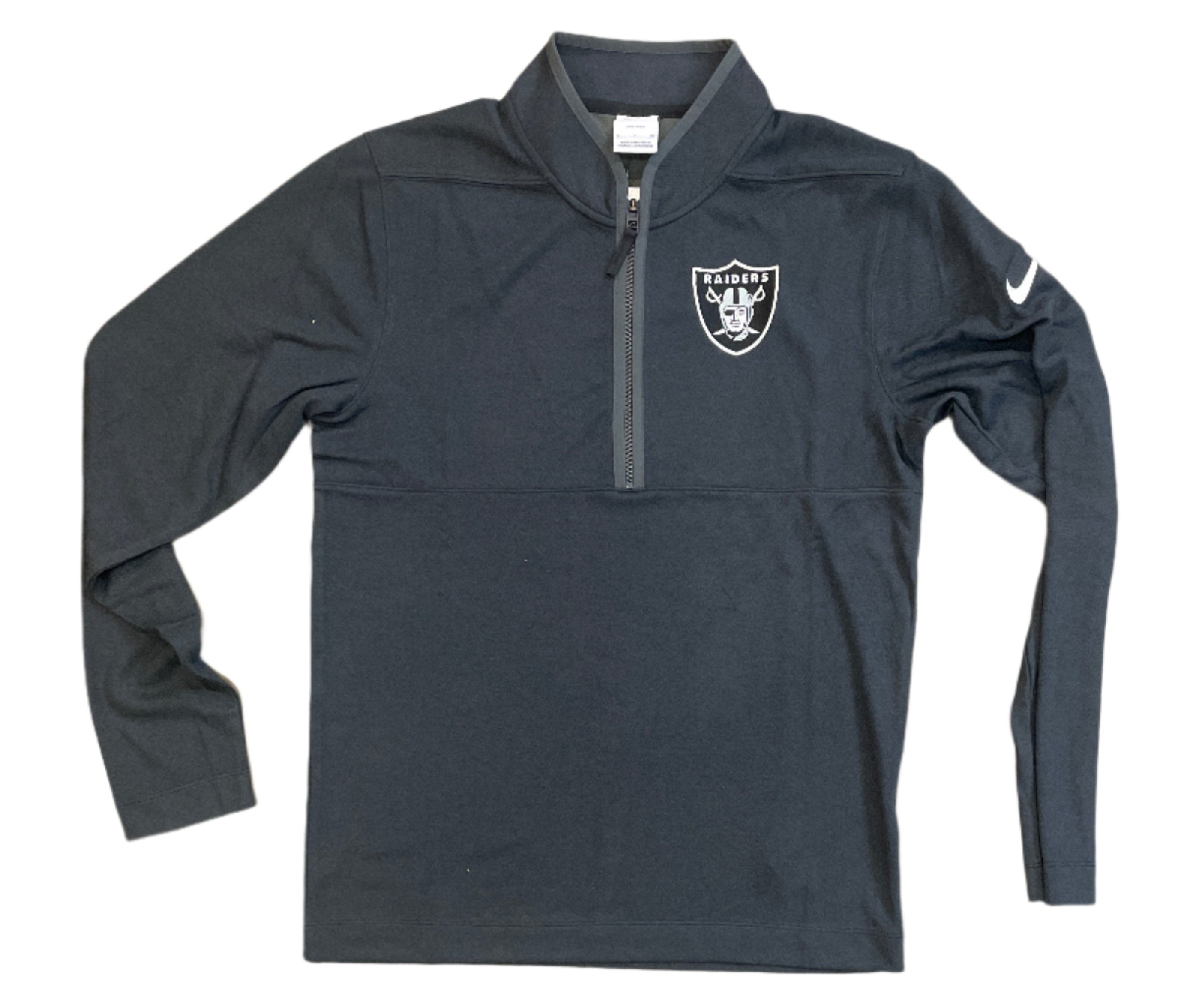 Nike Las Vegas Raiders Victory 1/4 Zip Hoodie - Black