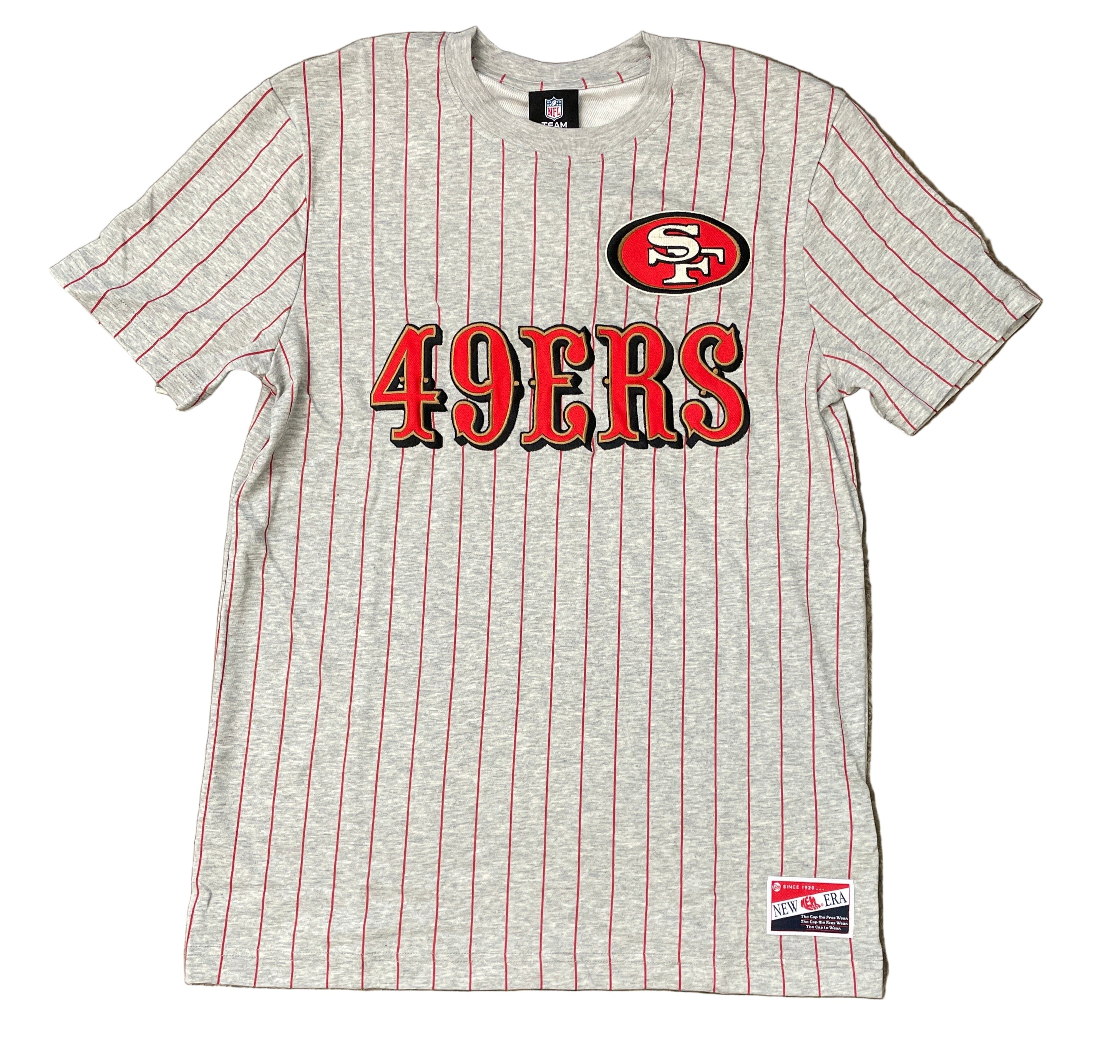 New Era Men's San Francisco 49ers Pinstripe T-Shirt -