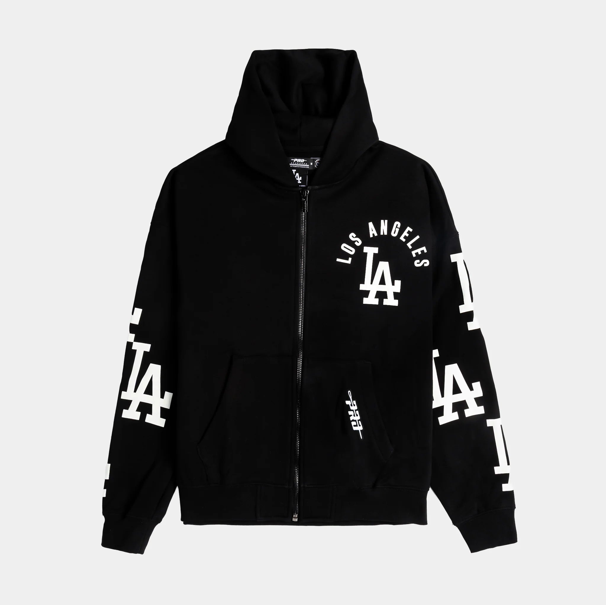 Pro Standard Los Angeles Dodgers All Pro Drop Shoulder Jacket- Black