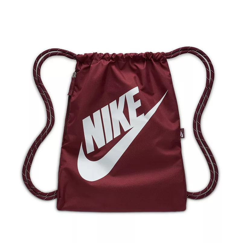 Nike Heritage Drawstring Gym Sack (13L)-Maroon