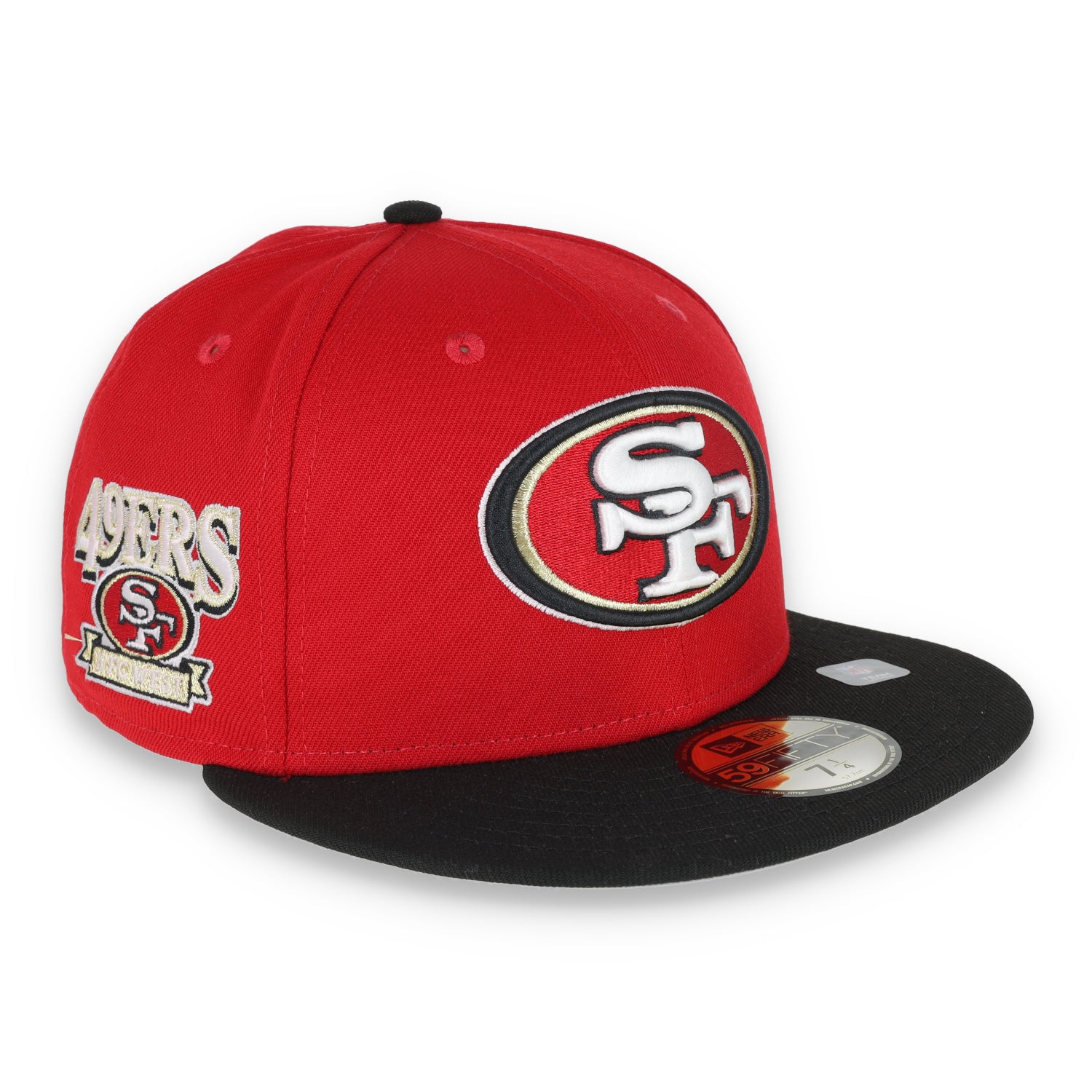 New Era San Francisco 49ERS NFC West 59FIFTY Fitted Hat - Red/Black
