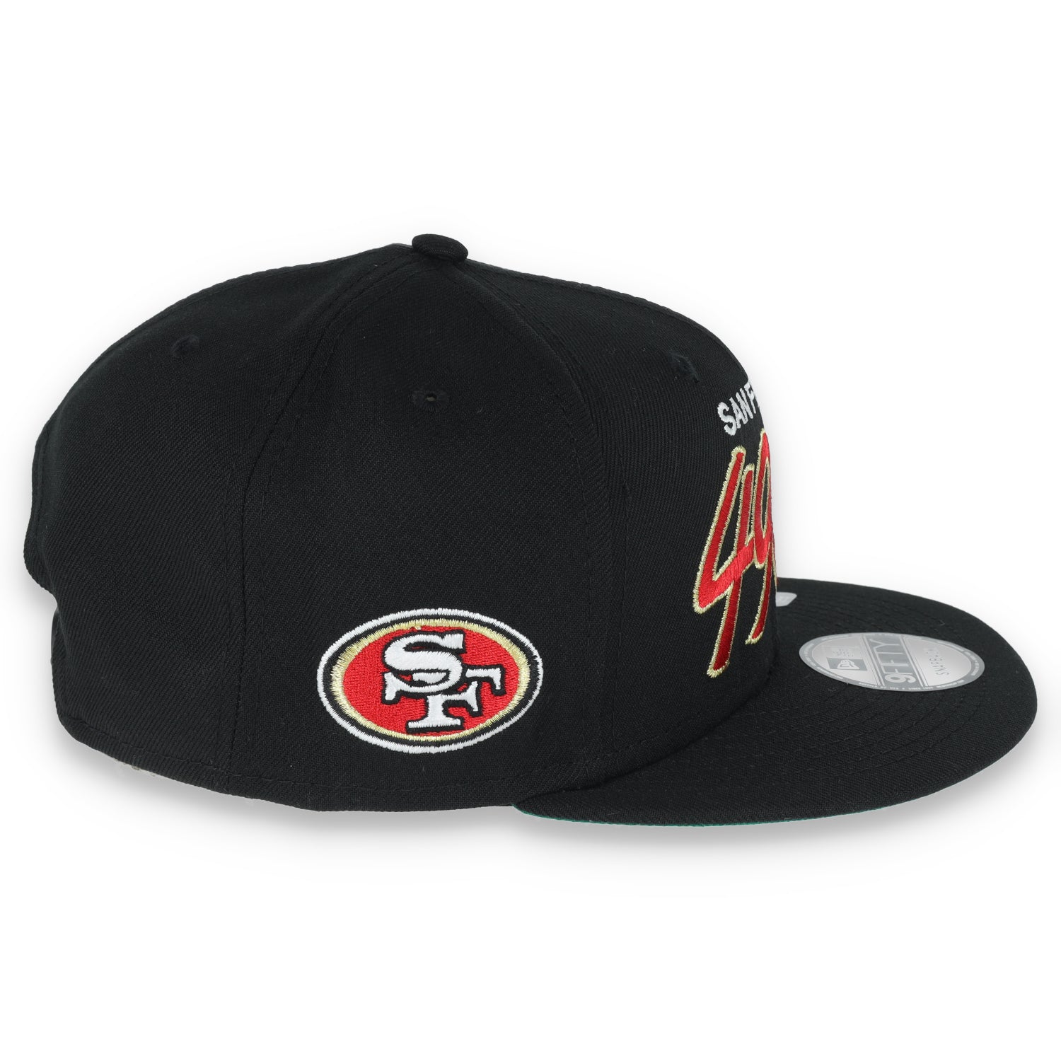 NEW ERA SAN FRANCISCO 49ERS SCRIPT 9FIFTY SNAPBACK-BLACK