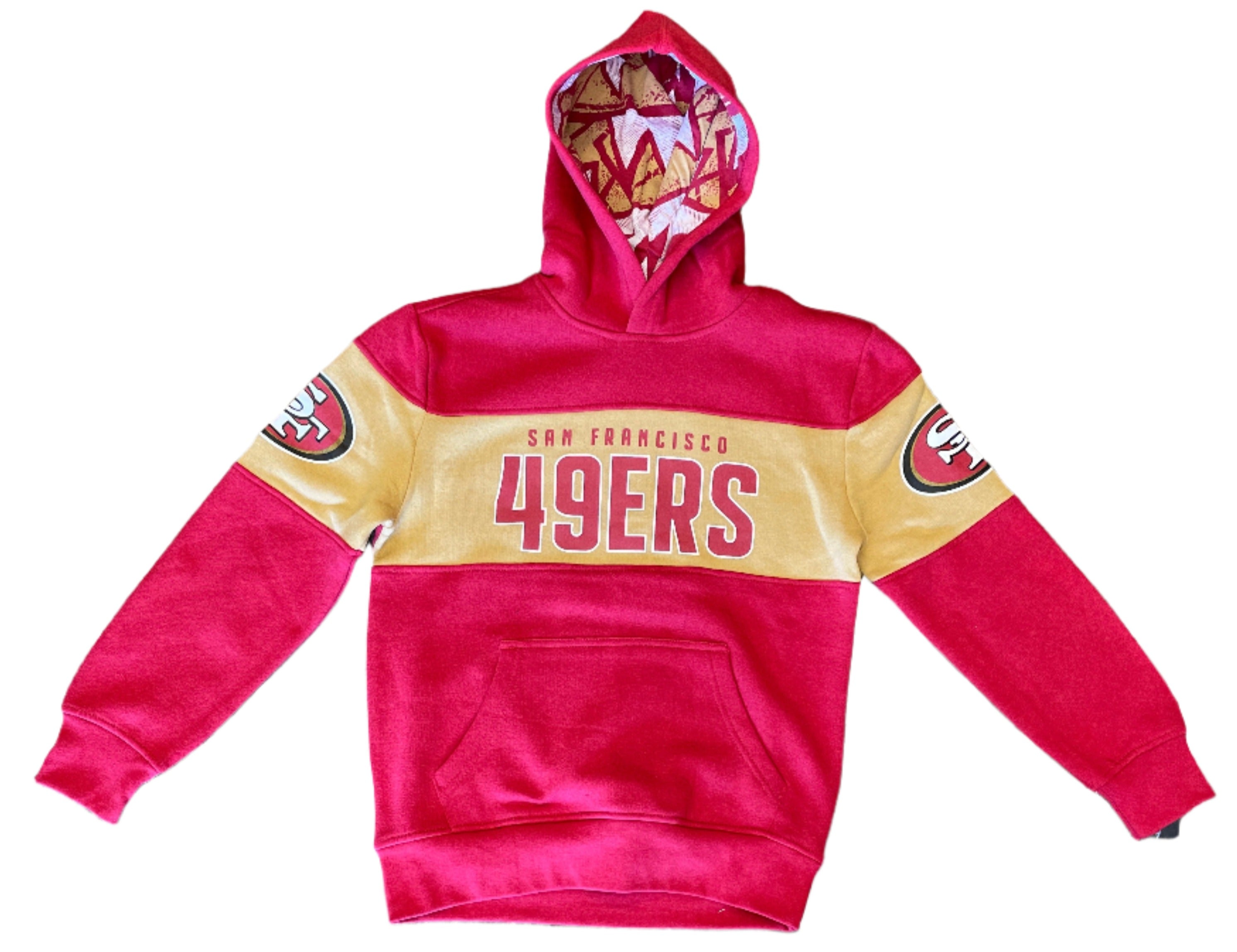 Youth San Francisco 49ers Red Zone Hoodie- Red