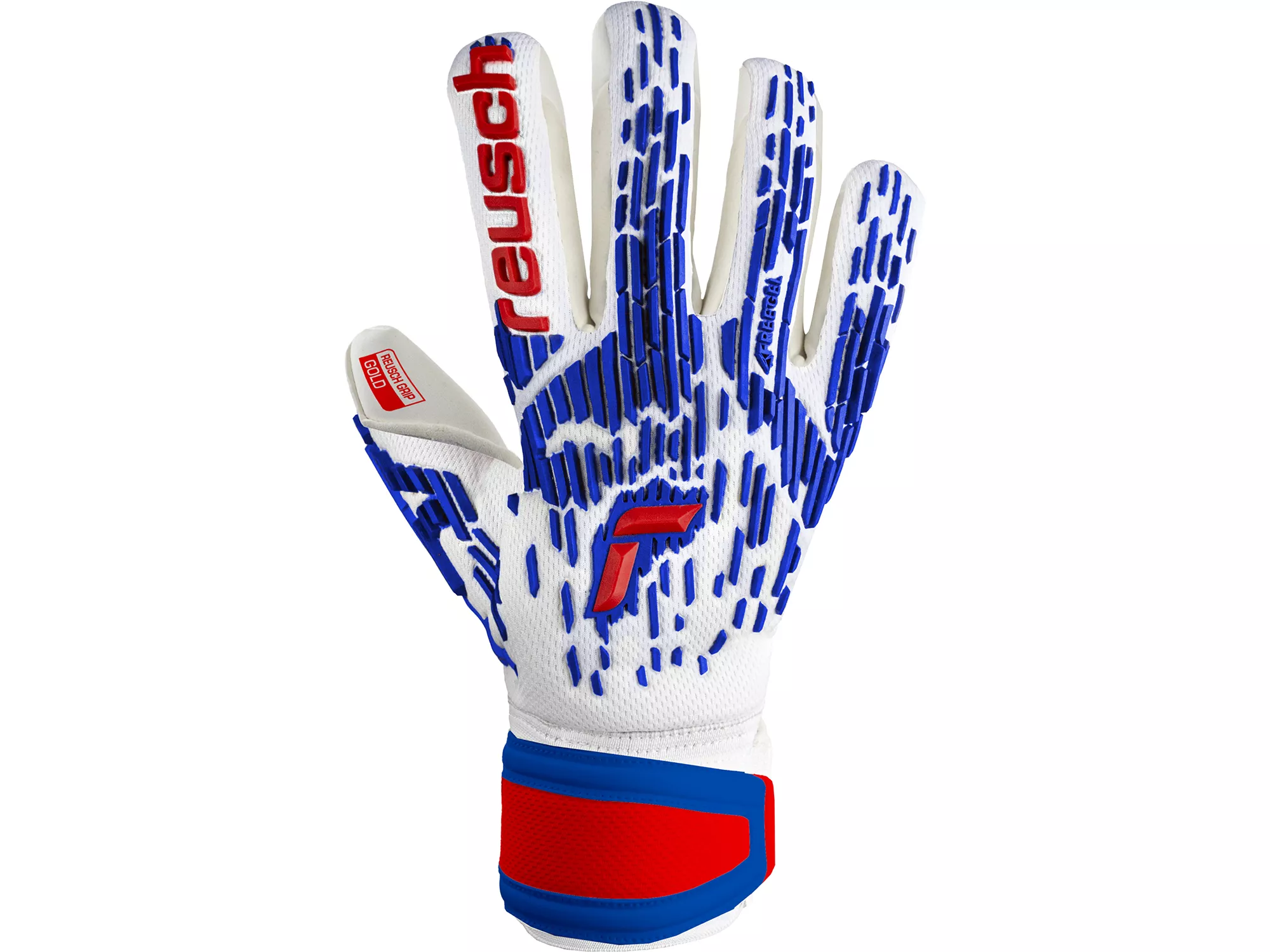 Reusch Adult Attrakt Freegel Gold Finger Support Goalkeeper Gloves
